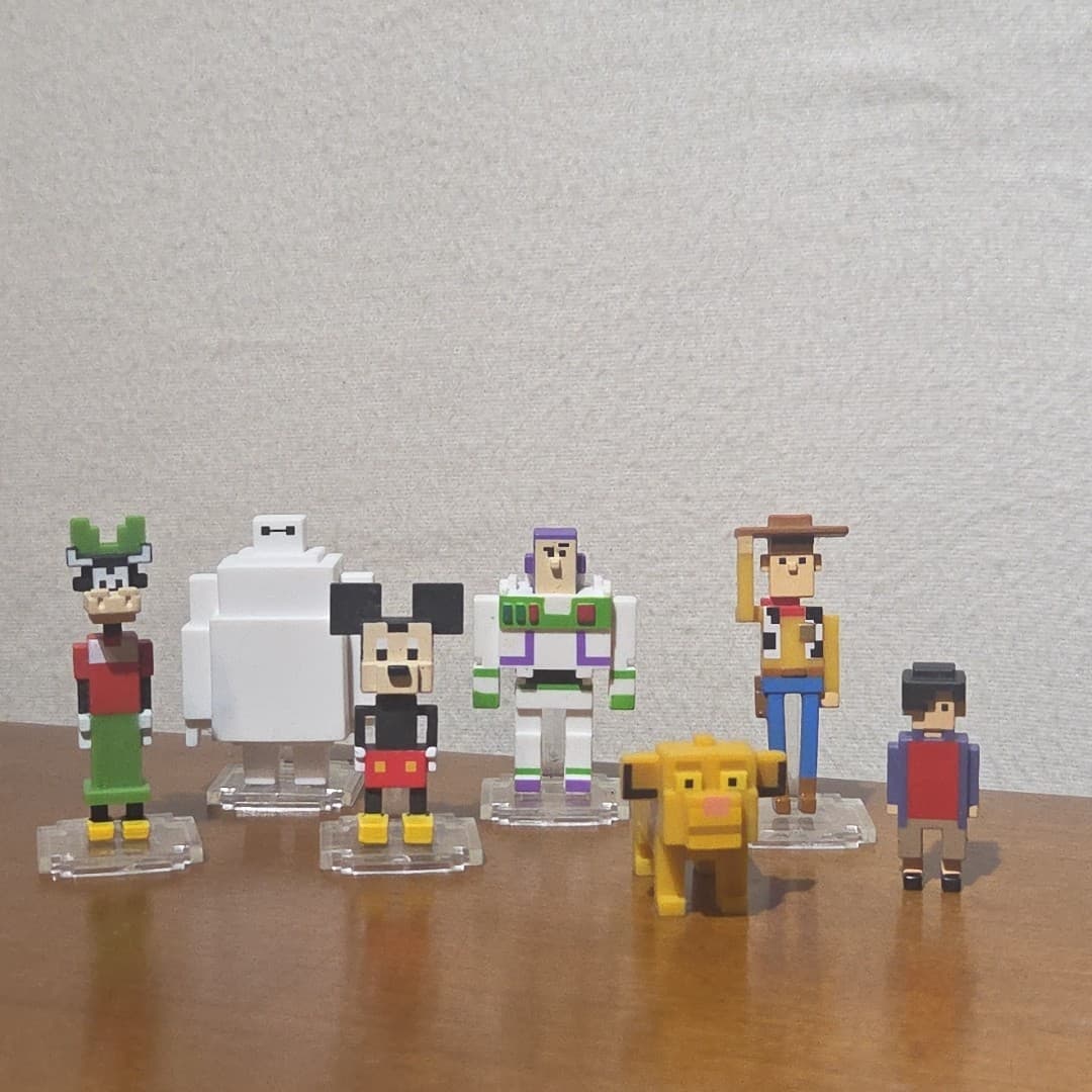 Toy Story Lion King Mickey Mouse Big Hero 6 - Disney Crossie Figures Lot - Thumbnail 2