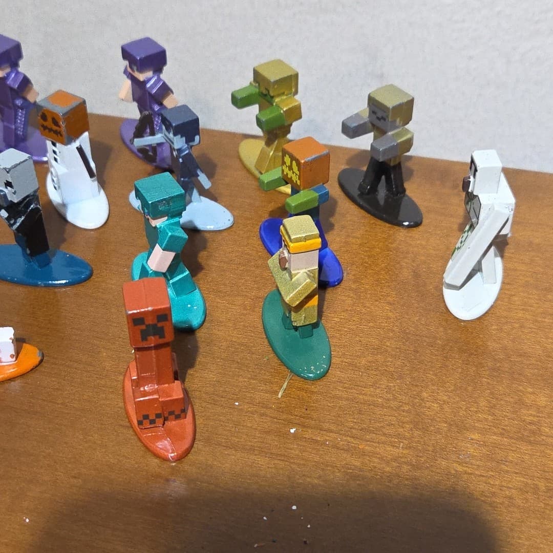 Minecraft Nano Metal Figs Die Cast Jada Lot Of 15 - Thumbnail 11