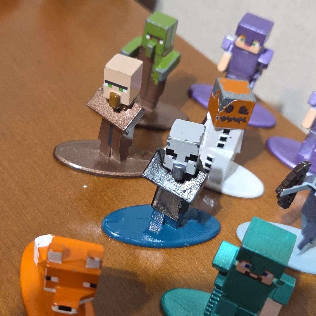 Minecraft Nano Metal Figs Die Cast Jada Lot Of 15 - Thumbnail 4