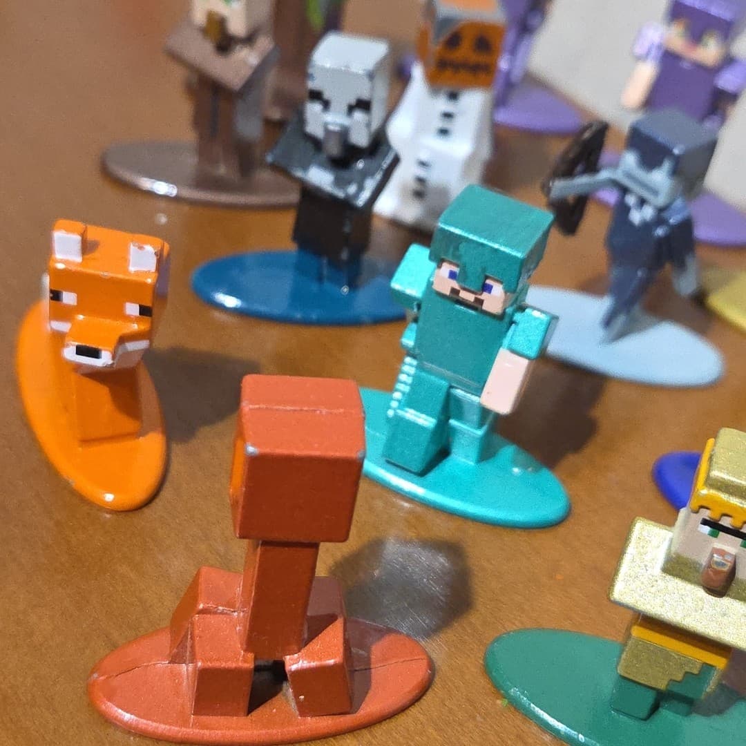 Minecraft Nano Metal Figs Die Cast Jada Lot Of 15 - Thumbnail 3
