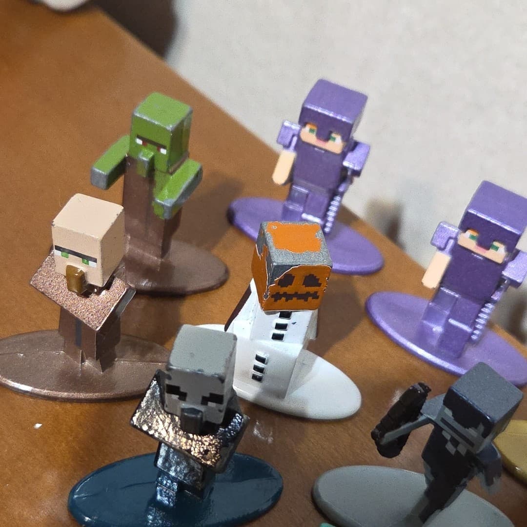 Minecraft Nano Metal Figs Die Cast Jada Lot Of 15 - Thumbnail 5