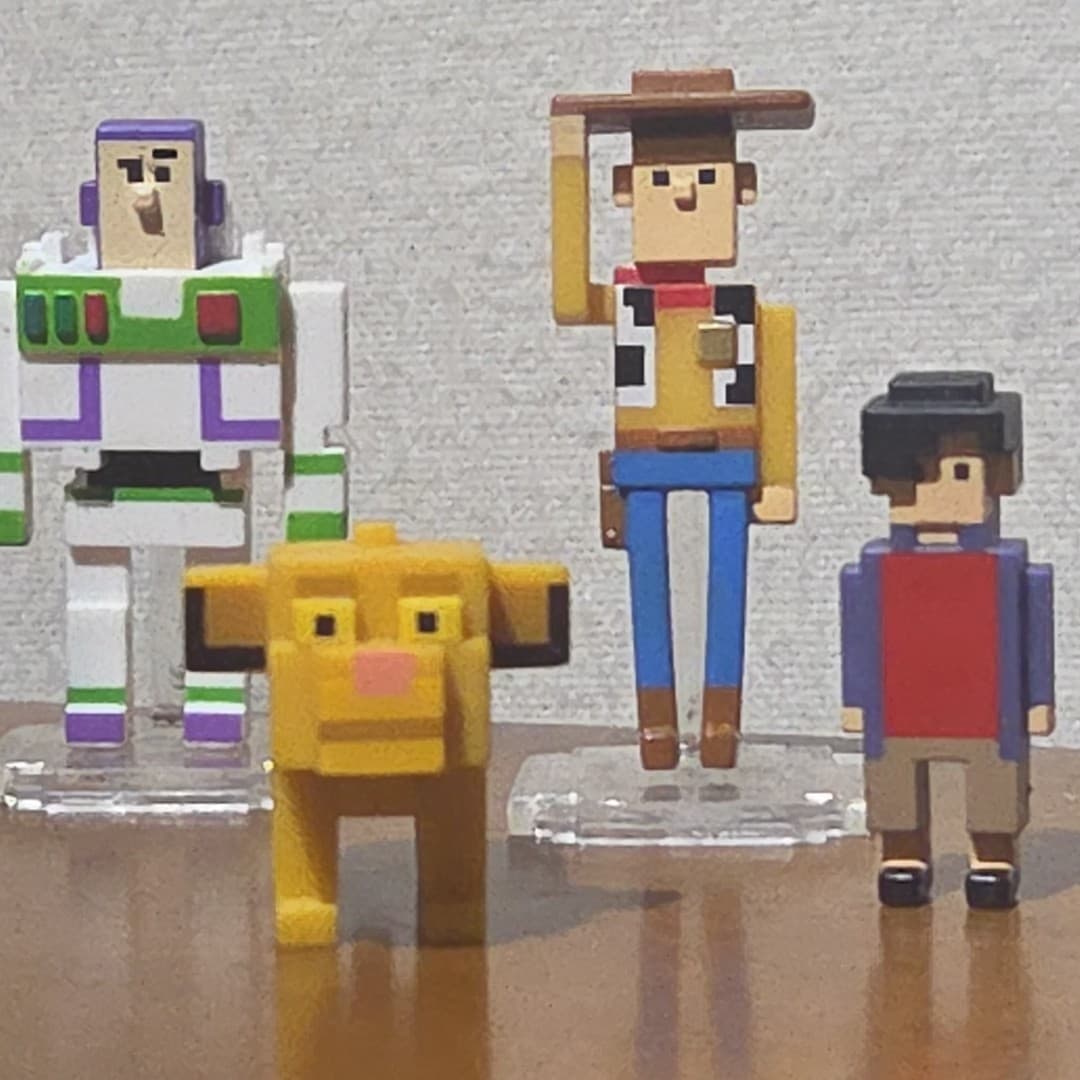 Toy Story Lion King Mickey Mouse Big Hero 6 - Disney Crossie Figures Lot - Thumbnail 3