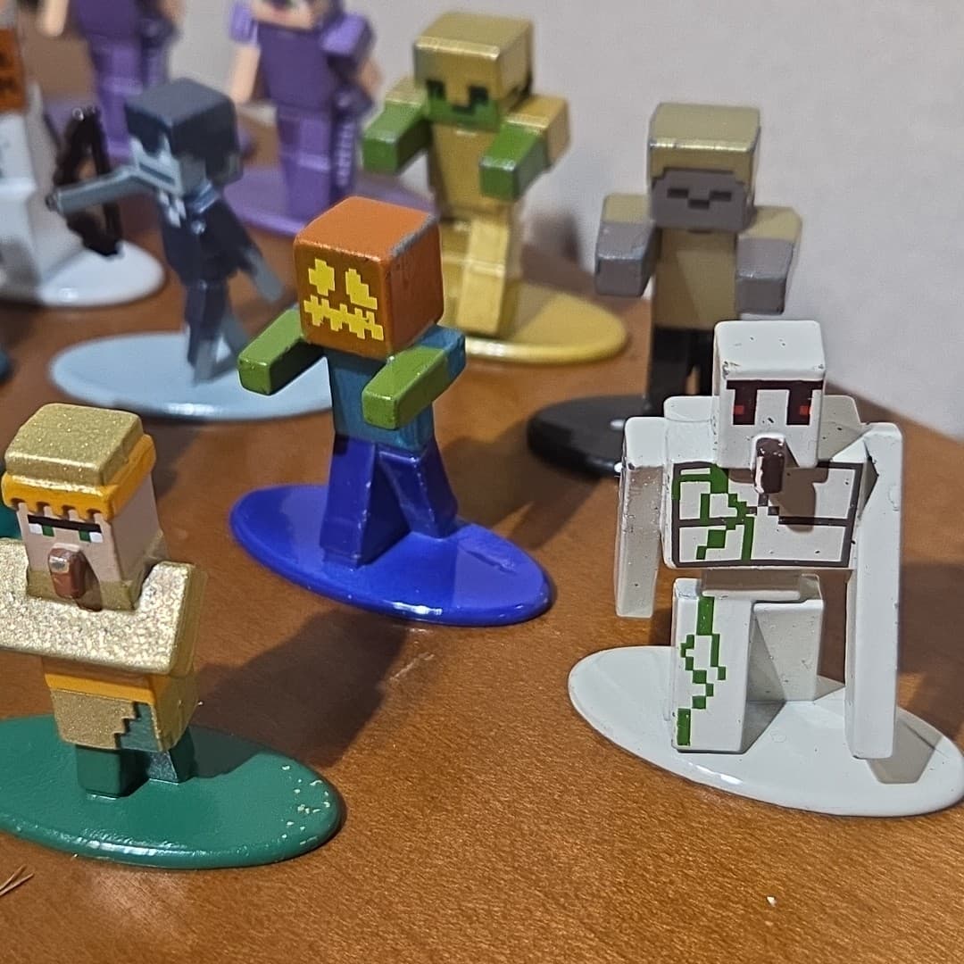 Minecraft Nano Metal Figs Die Cast Jada Lot Of 15 - Thumbnail 2