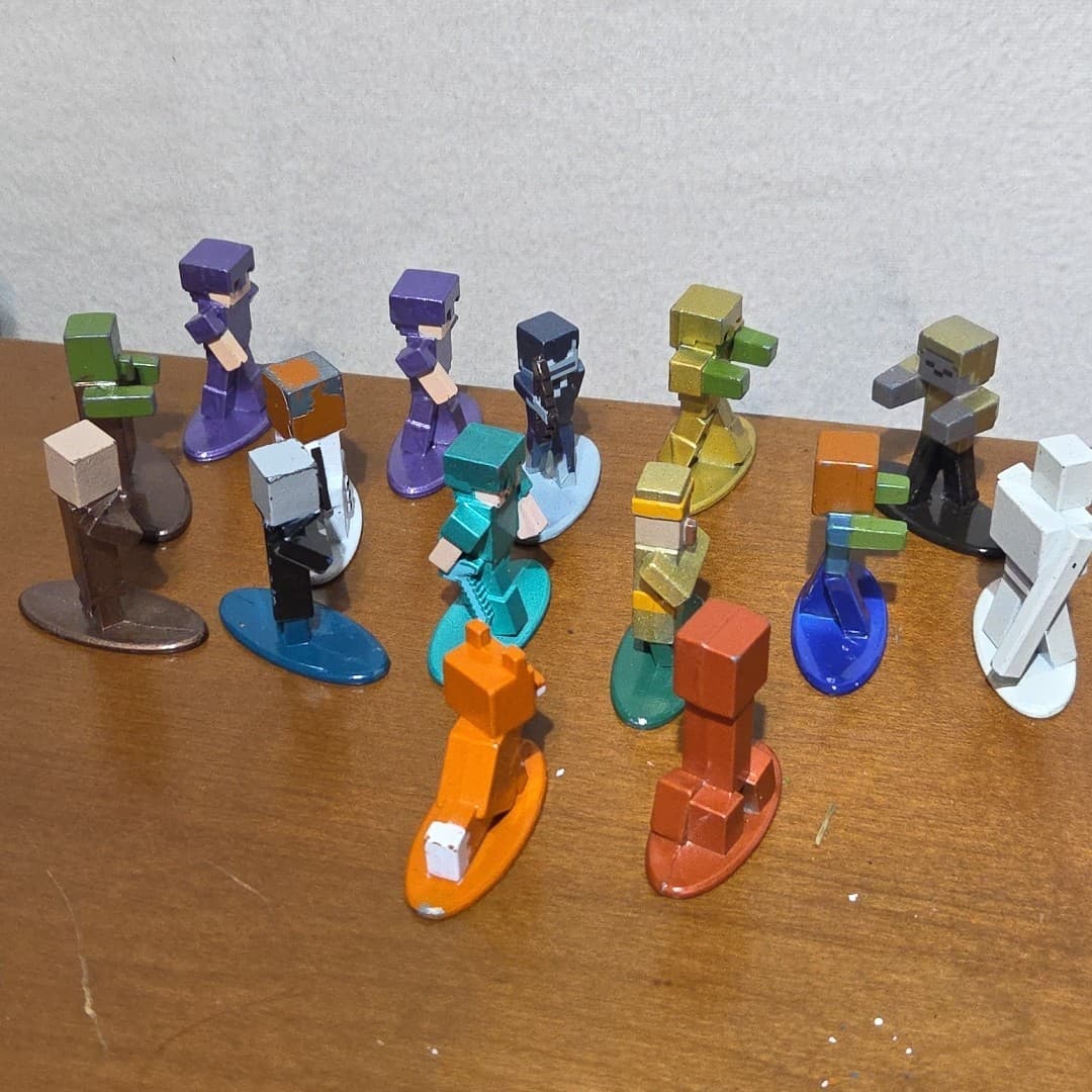 Minecraft Nano Metal Figs Die Cast Jada Lot Of 15 - Thumbnail 15