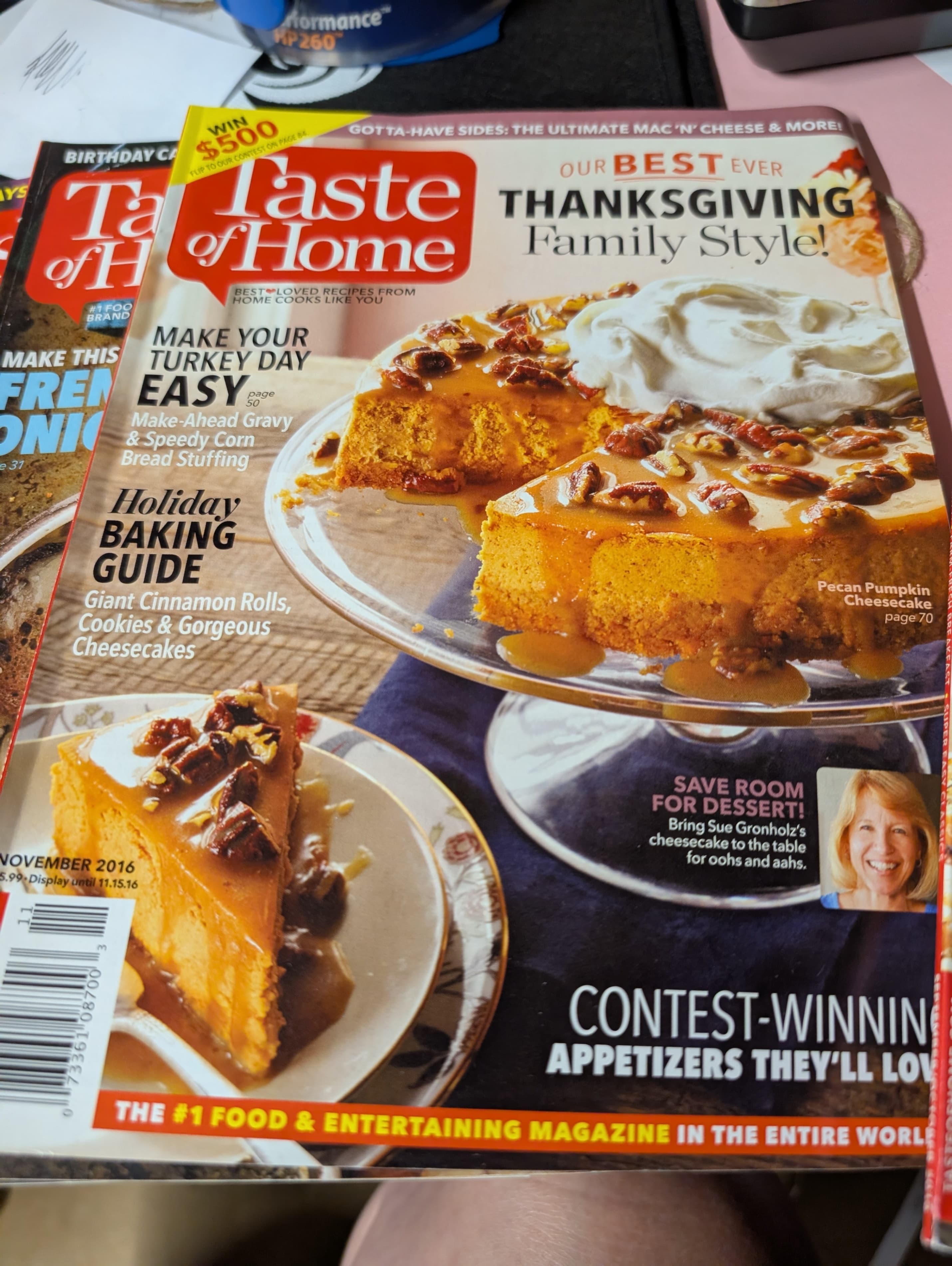 Taste of Home Magazine September 2023 Peach Blueberry Galette - Thumbnail 3