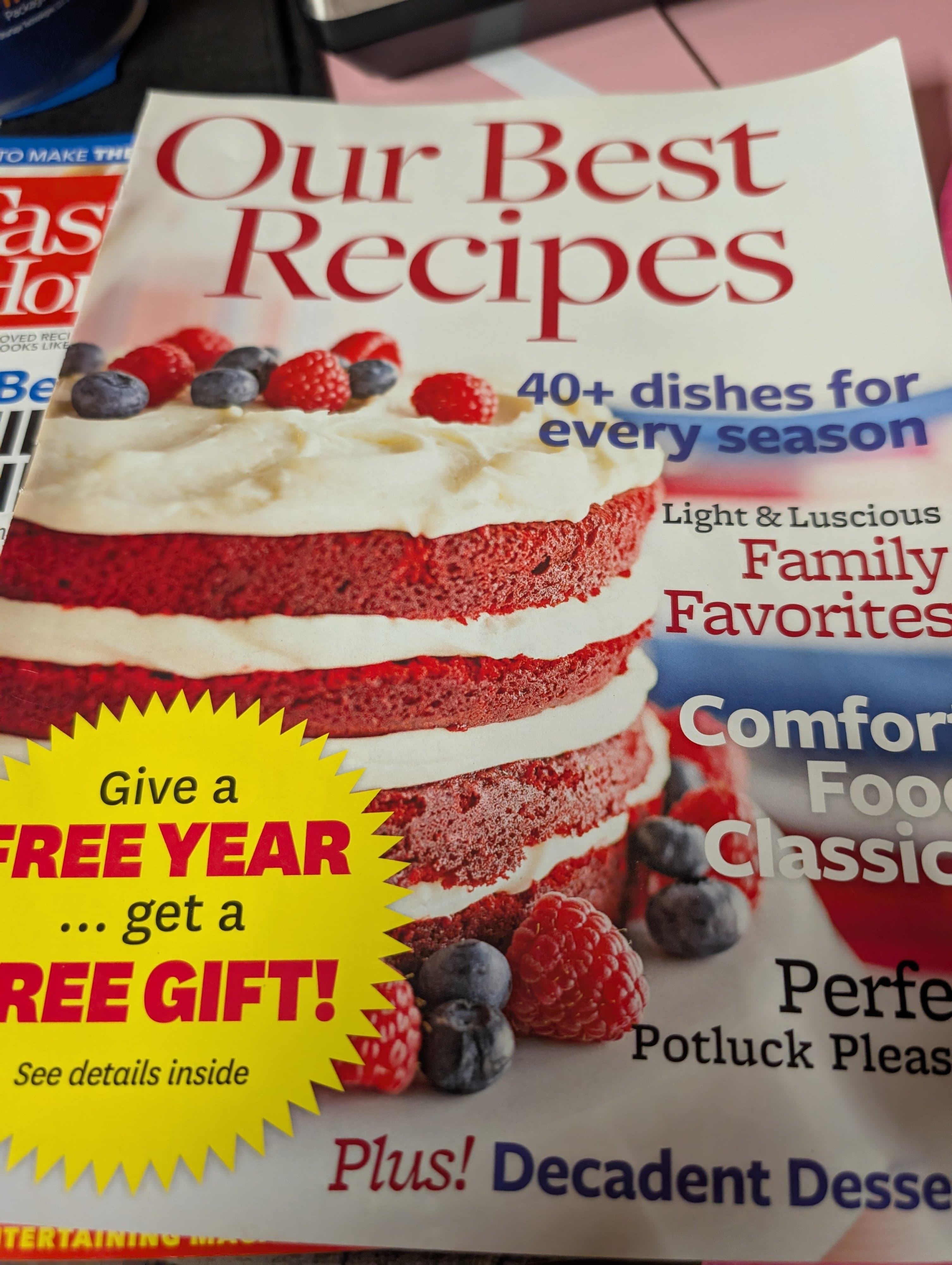 Taste of Home Magazine September 2023 Peach Blueberry Galette - Thumbnail 5