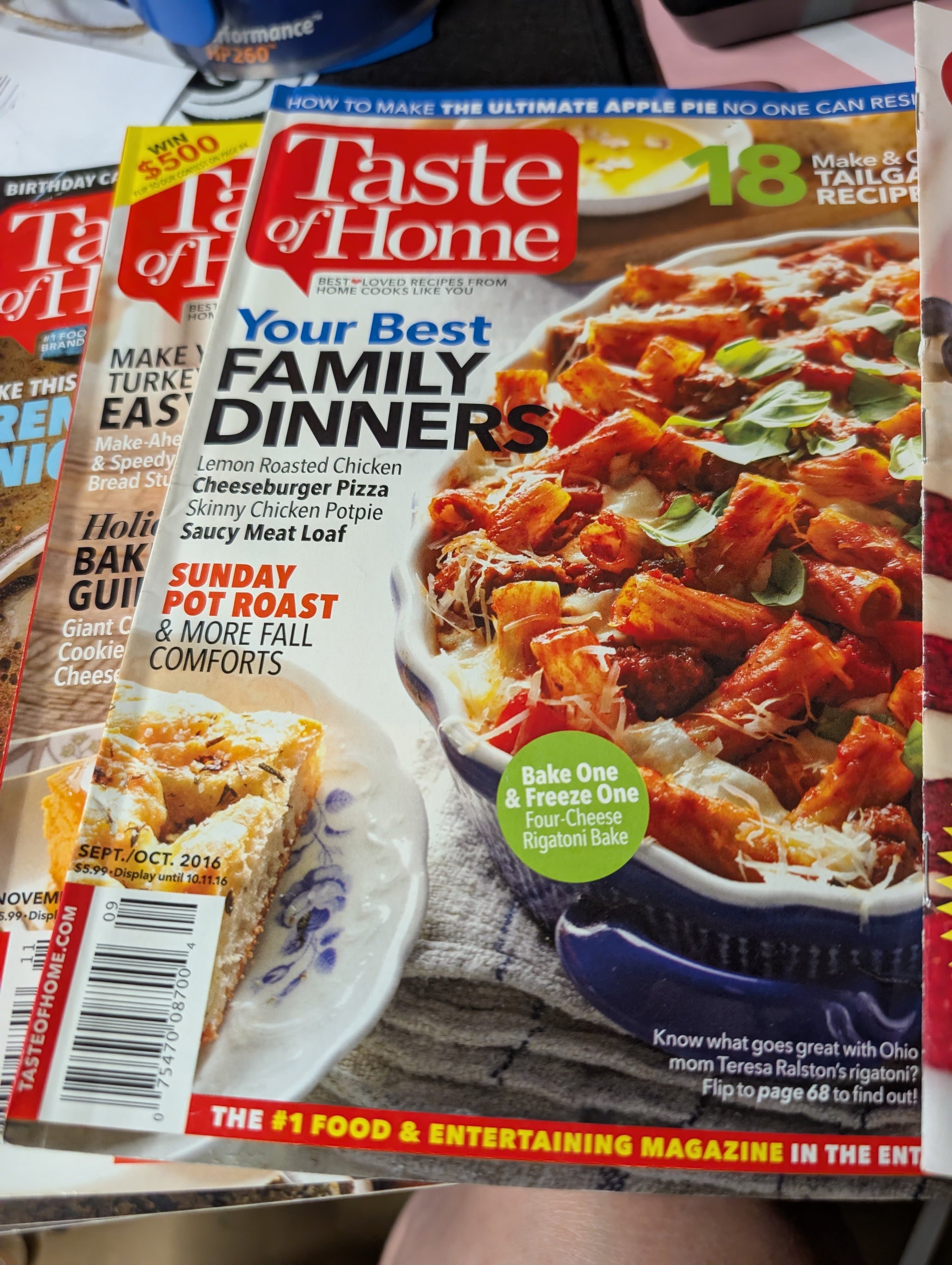 Taste of Home Magazine September 2023 Peach Blueberry Galette - Thumbnail 8