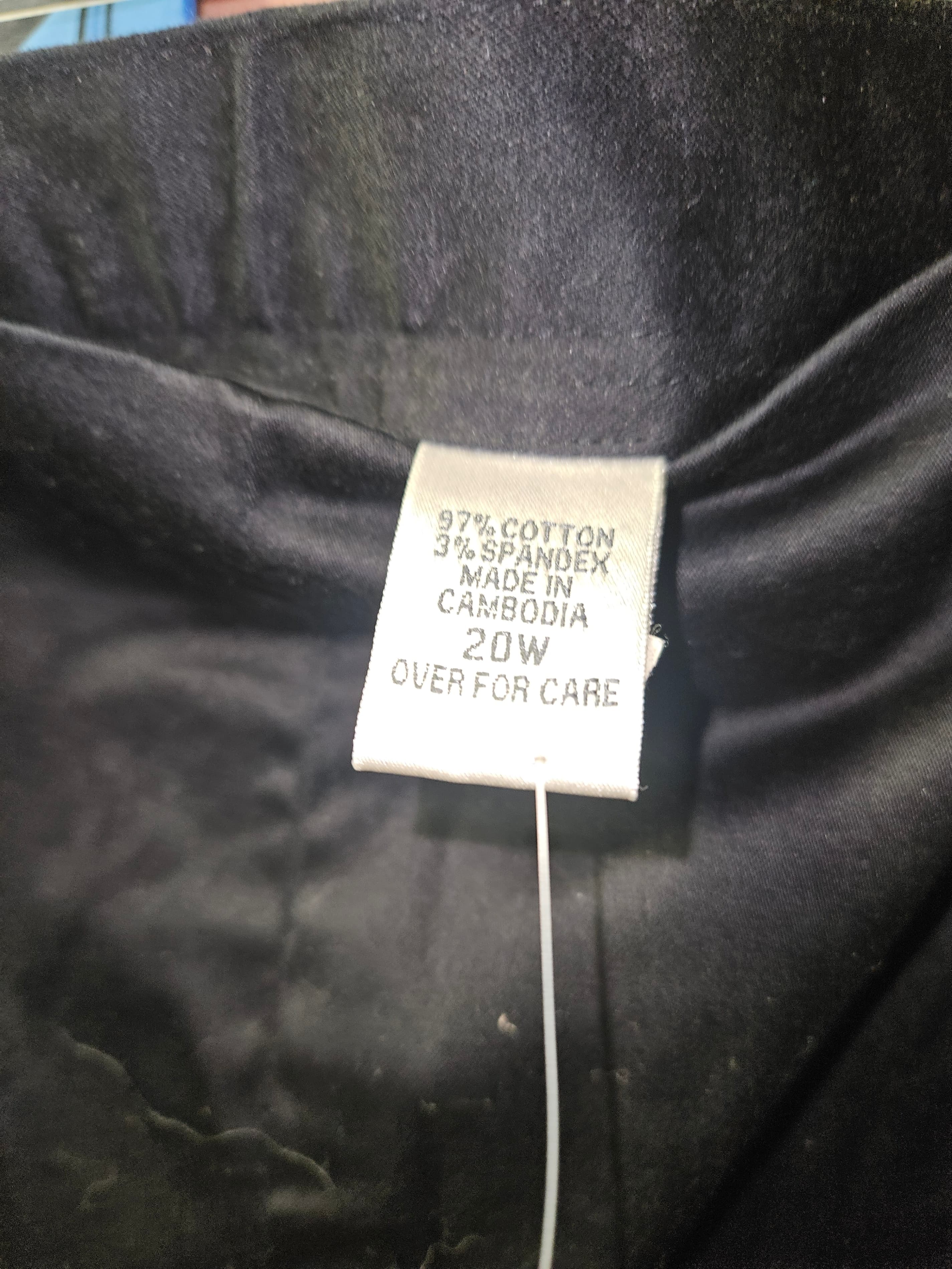 Kim Rogers Black Pants with Embroidered Hem Detail - Thumbnail 2