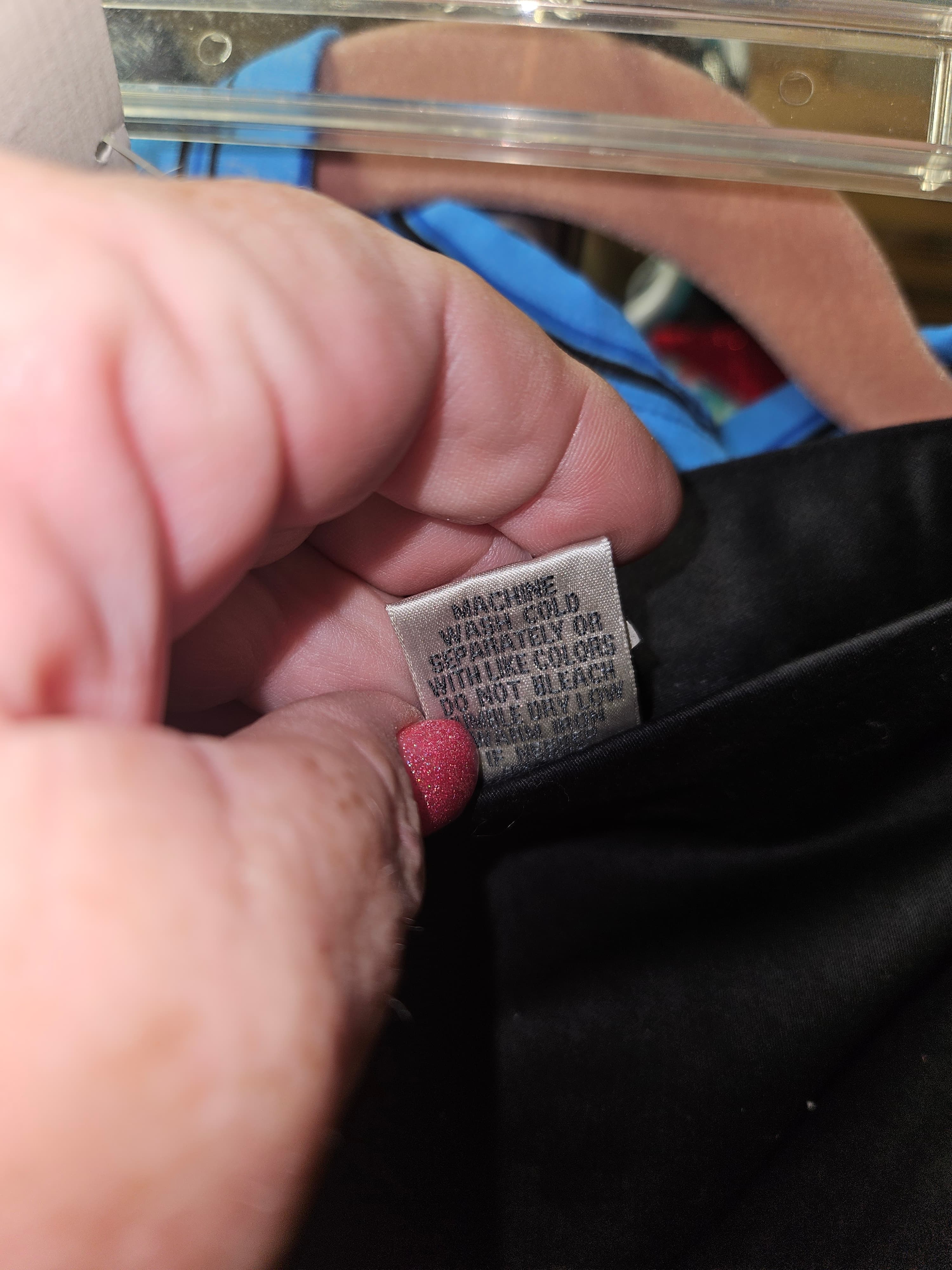 Kim Rogers Black Pants with Embroidered Hem Detail - Thumbnail 3