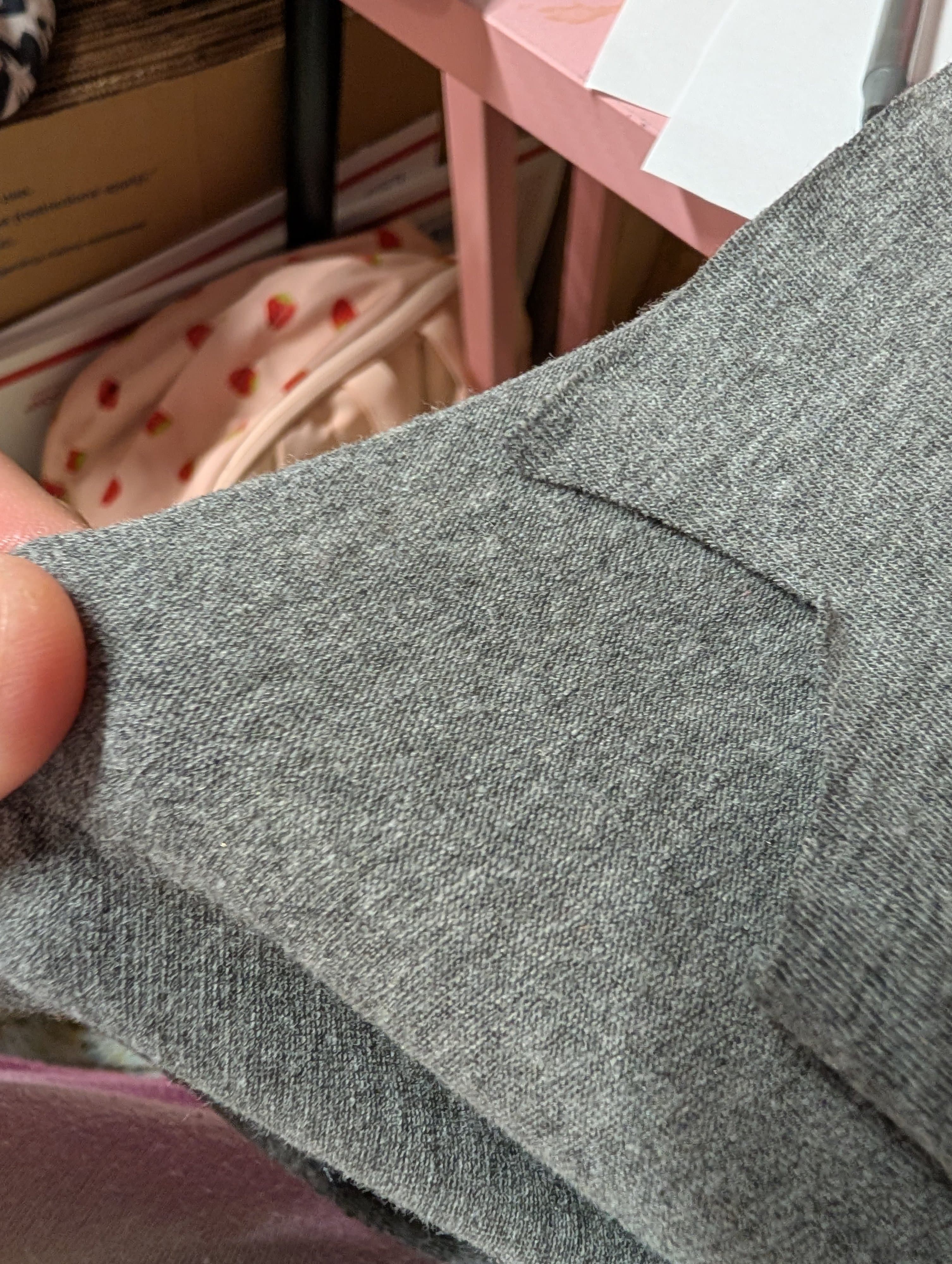 Gray T-shirt fabric 4 yds - Thumbnail 3
