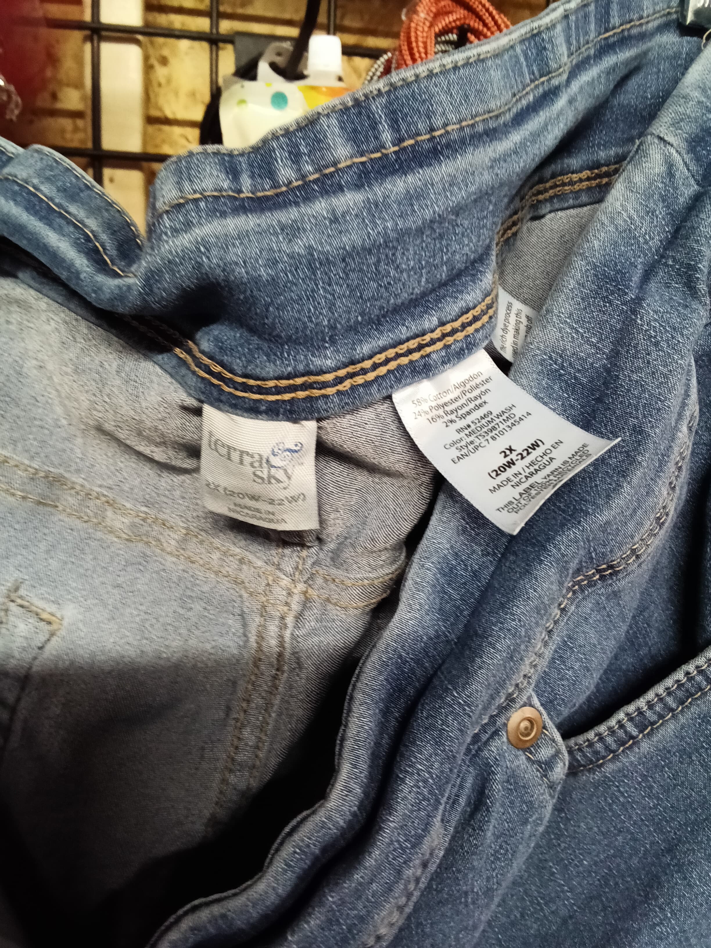 Denim Jeans for Women - Classic Blue - Thumbnail 3