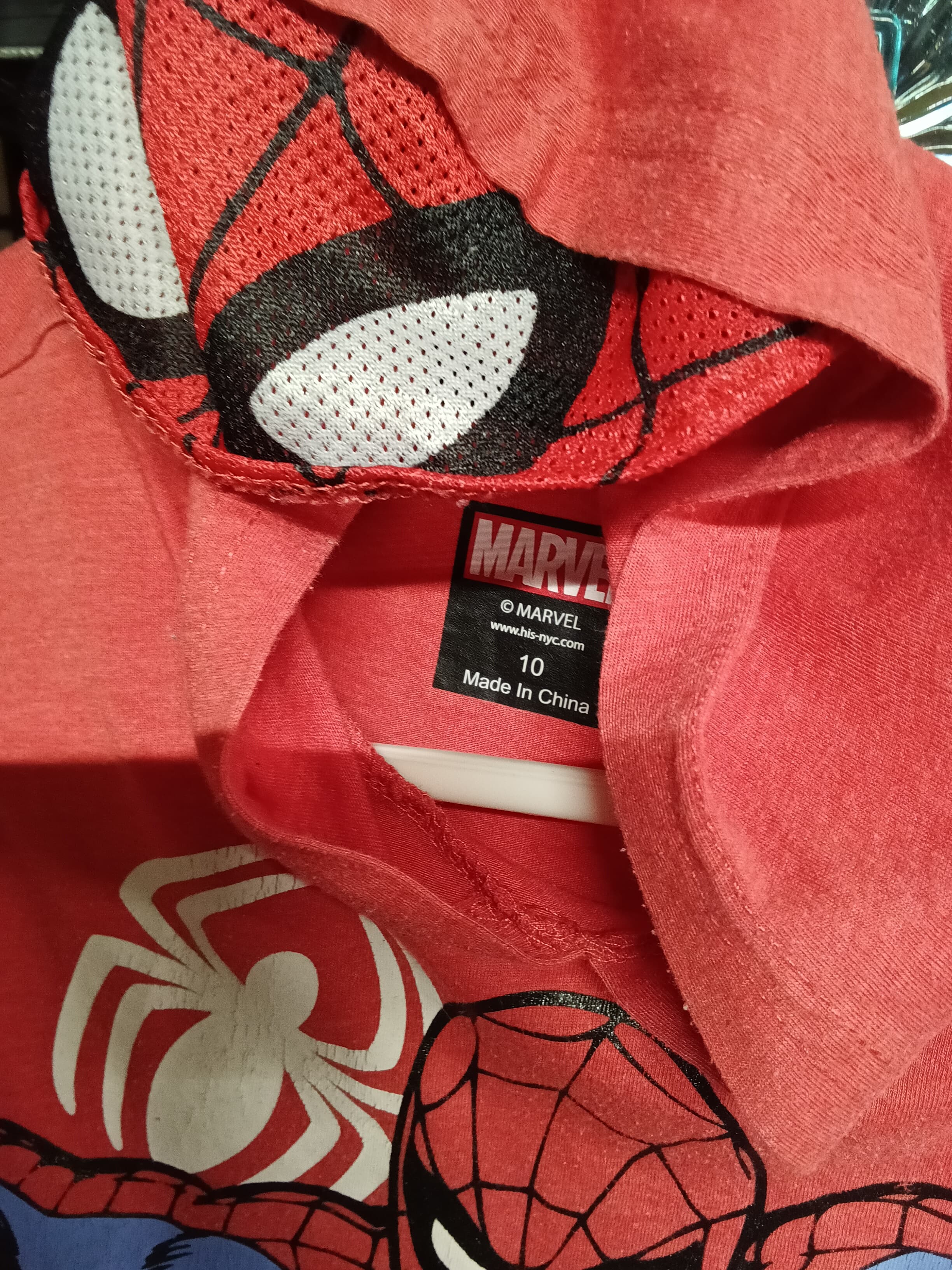 Marvel Spider-Man Hoodie Long Sleeve Shirt - Thumbnail 4