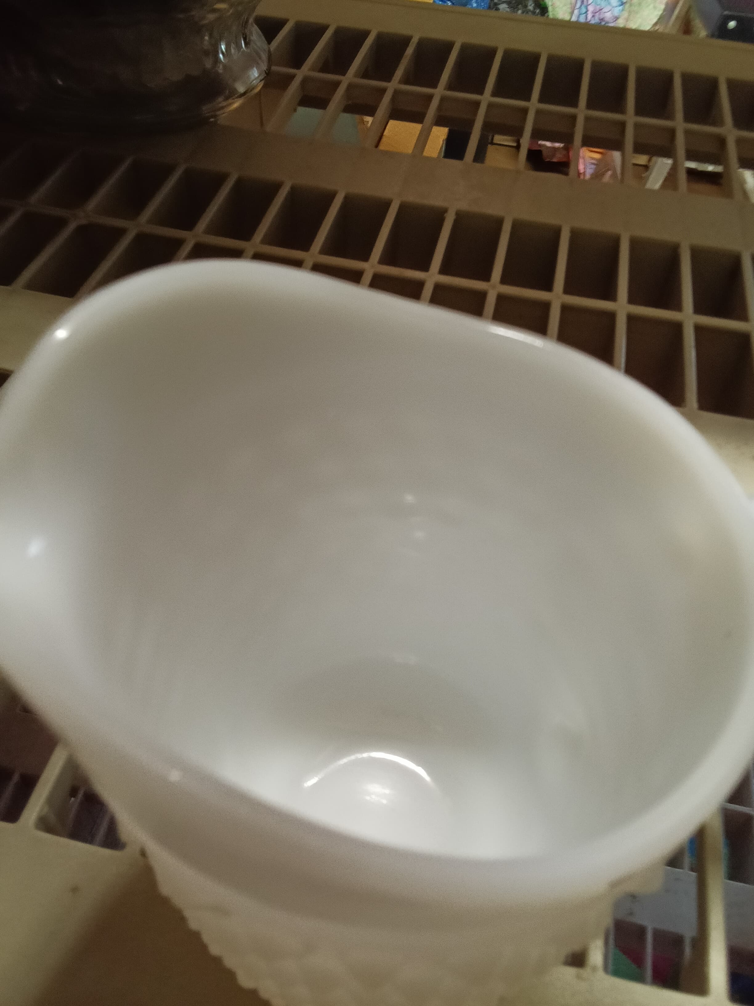 Vintage Milk Glass Hobnail Pitcher 6x4 Inches - Thumbnail 5