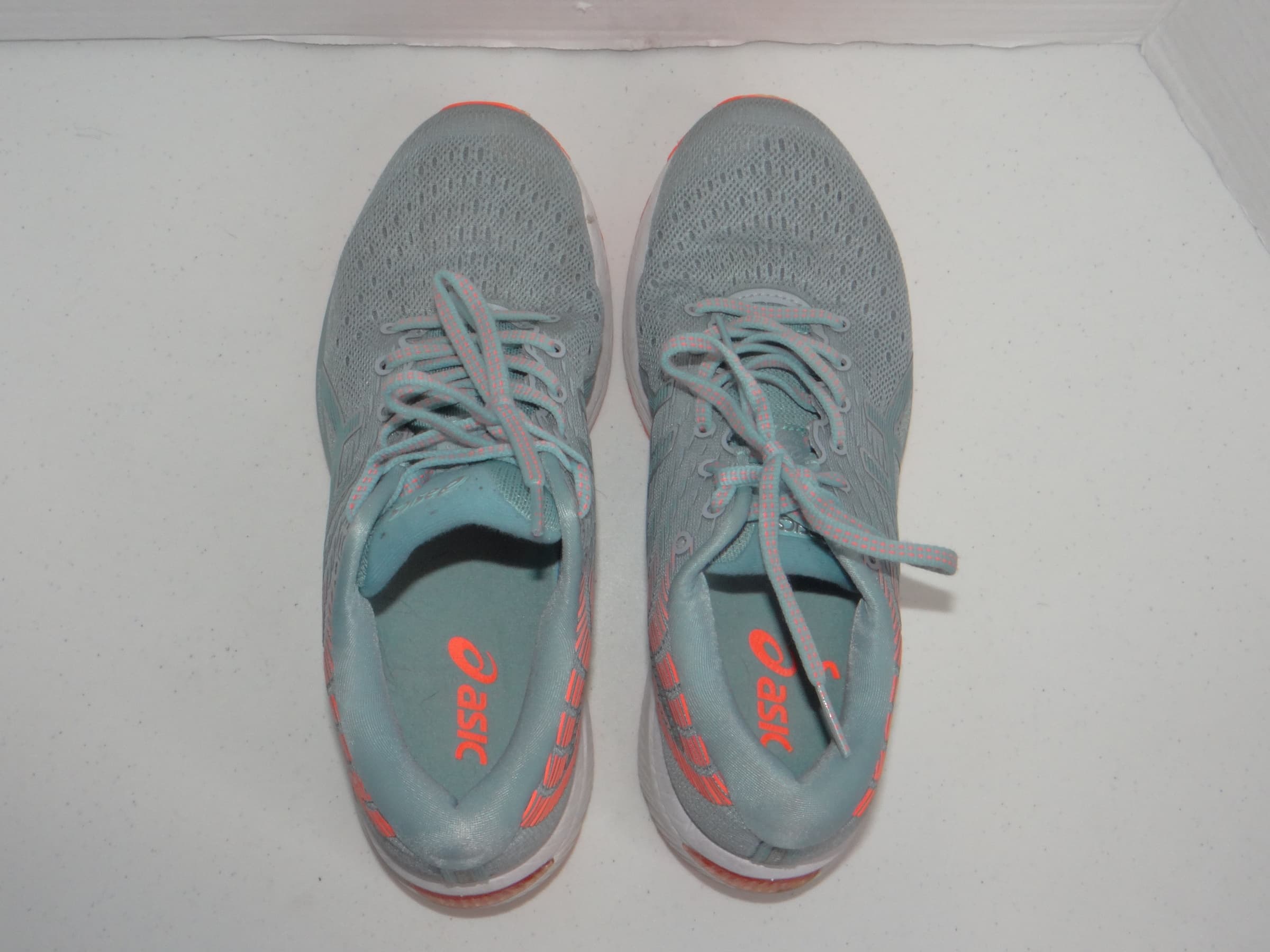 ASICS Gel-Cumulus 21 Womens 7.5 Running Shoes Grey Coral 1012A741 FlyteFoam - Thumbnail 4
