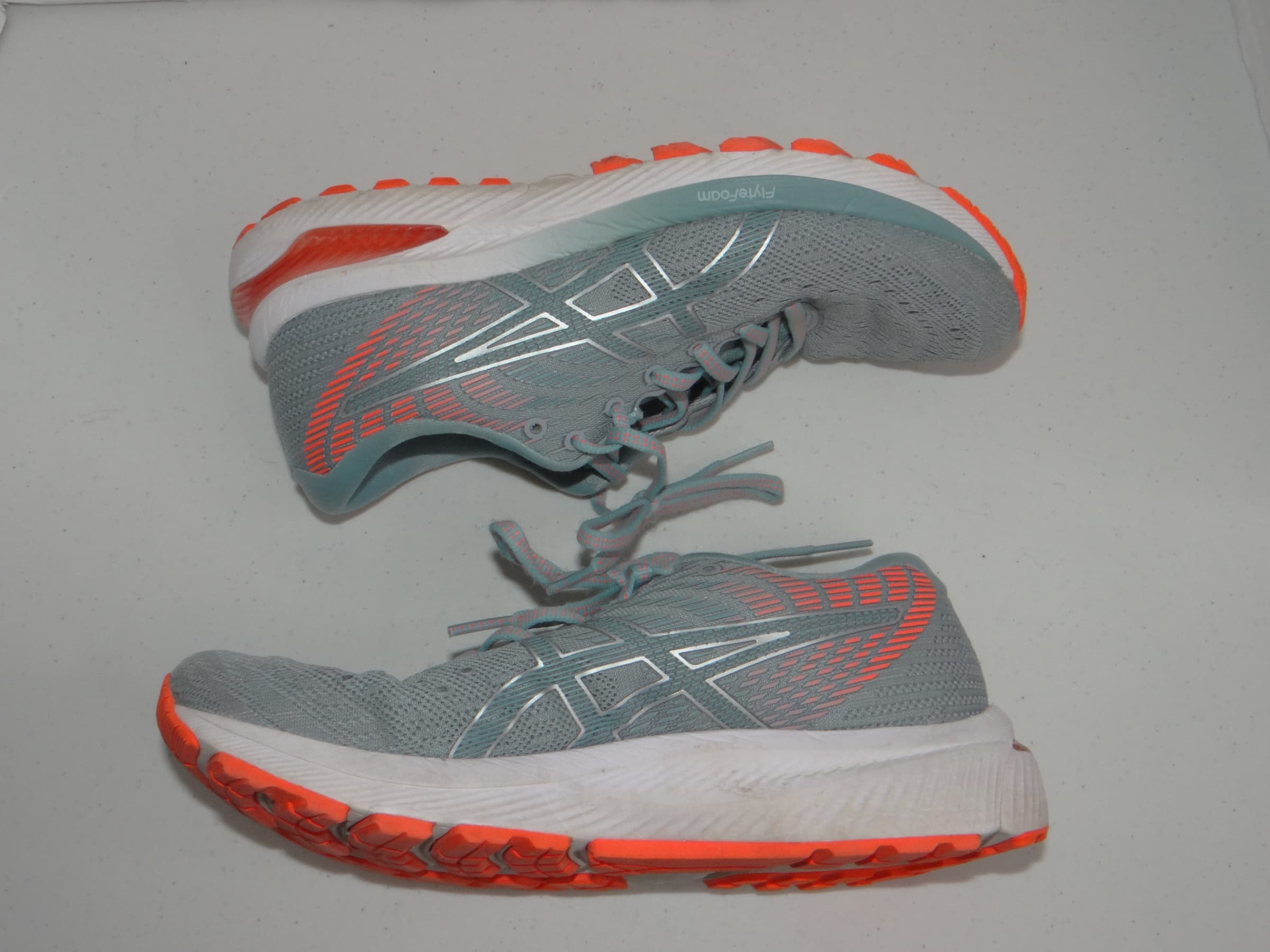 ASICS Gel-Cumulus 21 Womens 7.5 Running Shoes Grey Coral 1012A741 FlyteFoam - Thumbnail 3