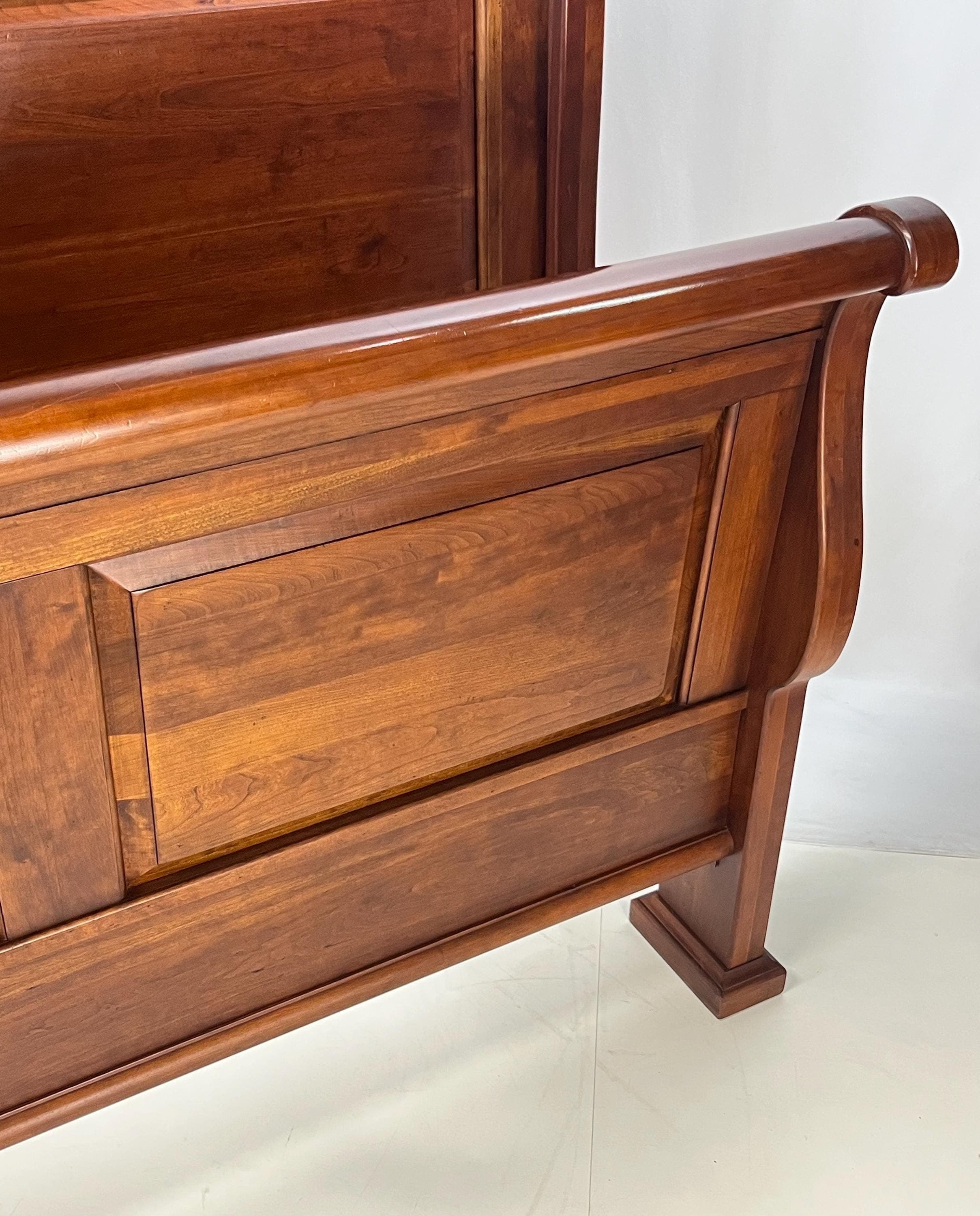 Lexington Furniture "Bob Timberlake" Solid Cherry Queen Sleigh Bed - Thumbnail 10