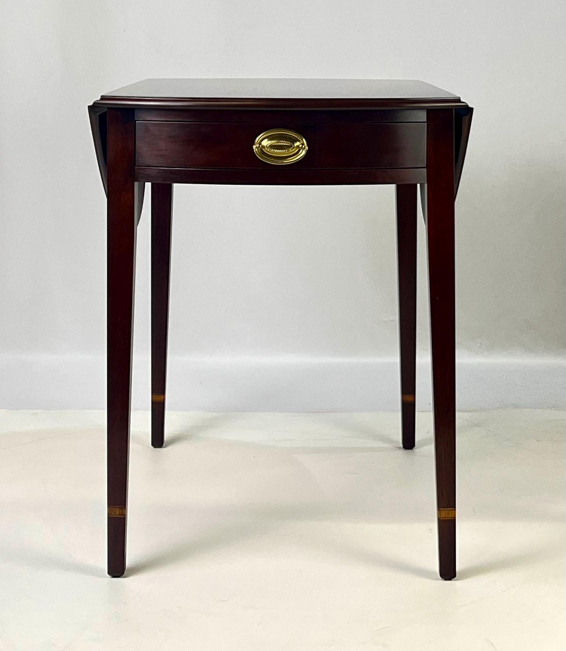 Federal Style Mahogany Pembroke Table by Henkel Harris - Thumbnail 6