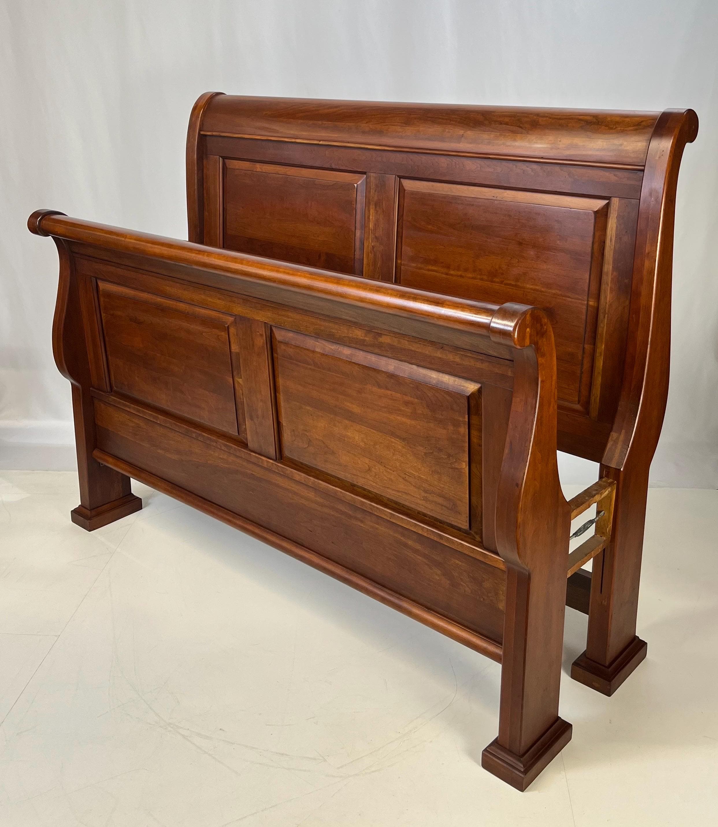 Lexington Furniture "Bob Timberlake" Solid Cherry Queen Sleigh Bed - Thumbnail 4