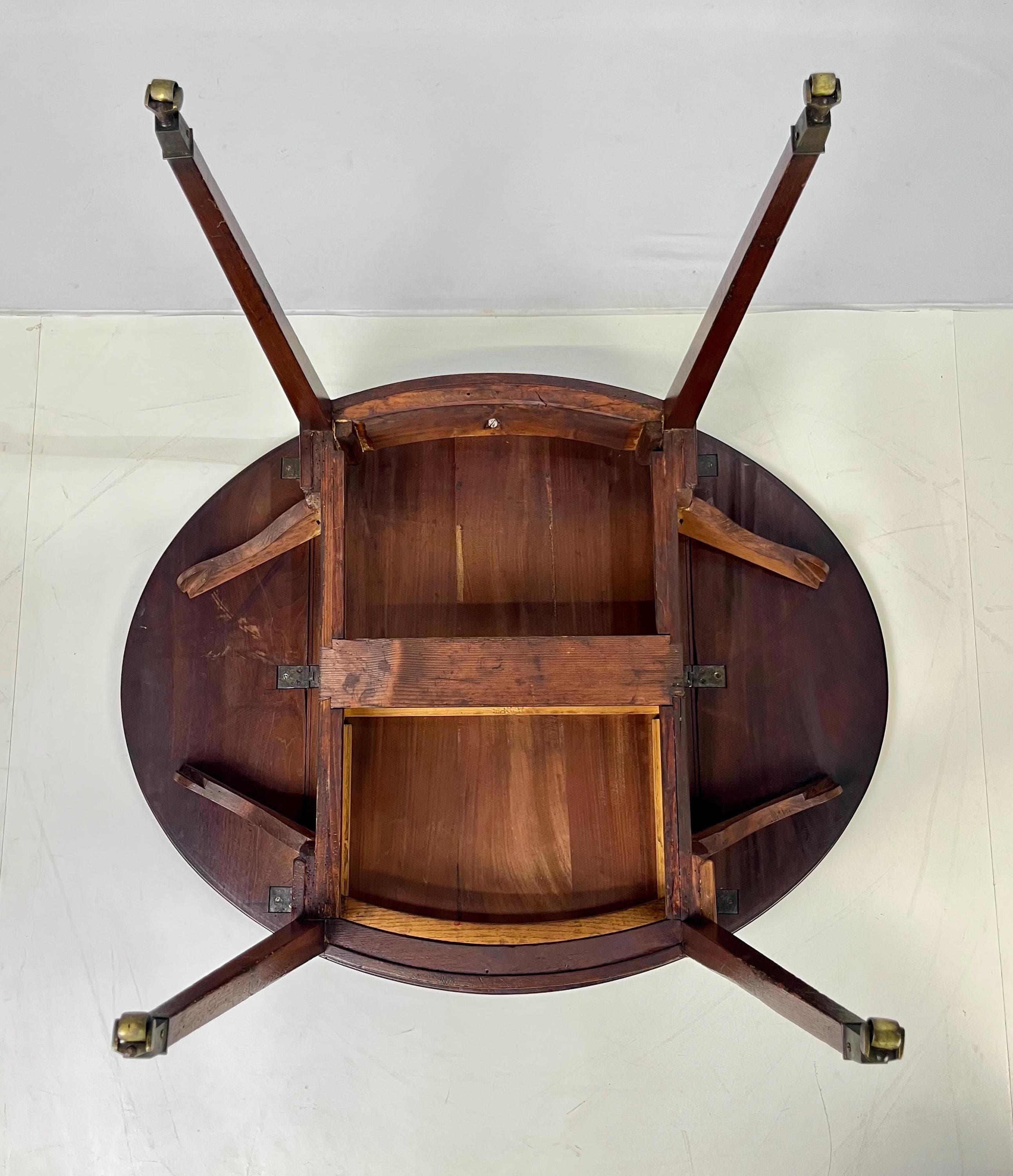 Early 19th Century Period Georgian Mahogany Pembroke Table With Banded Edge - Thumbnail 14