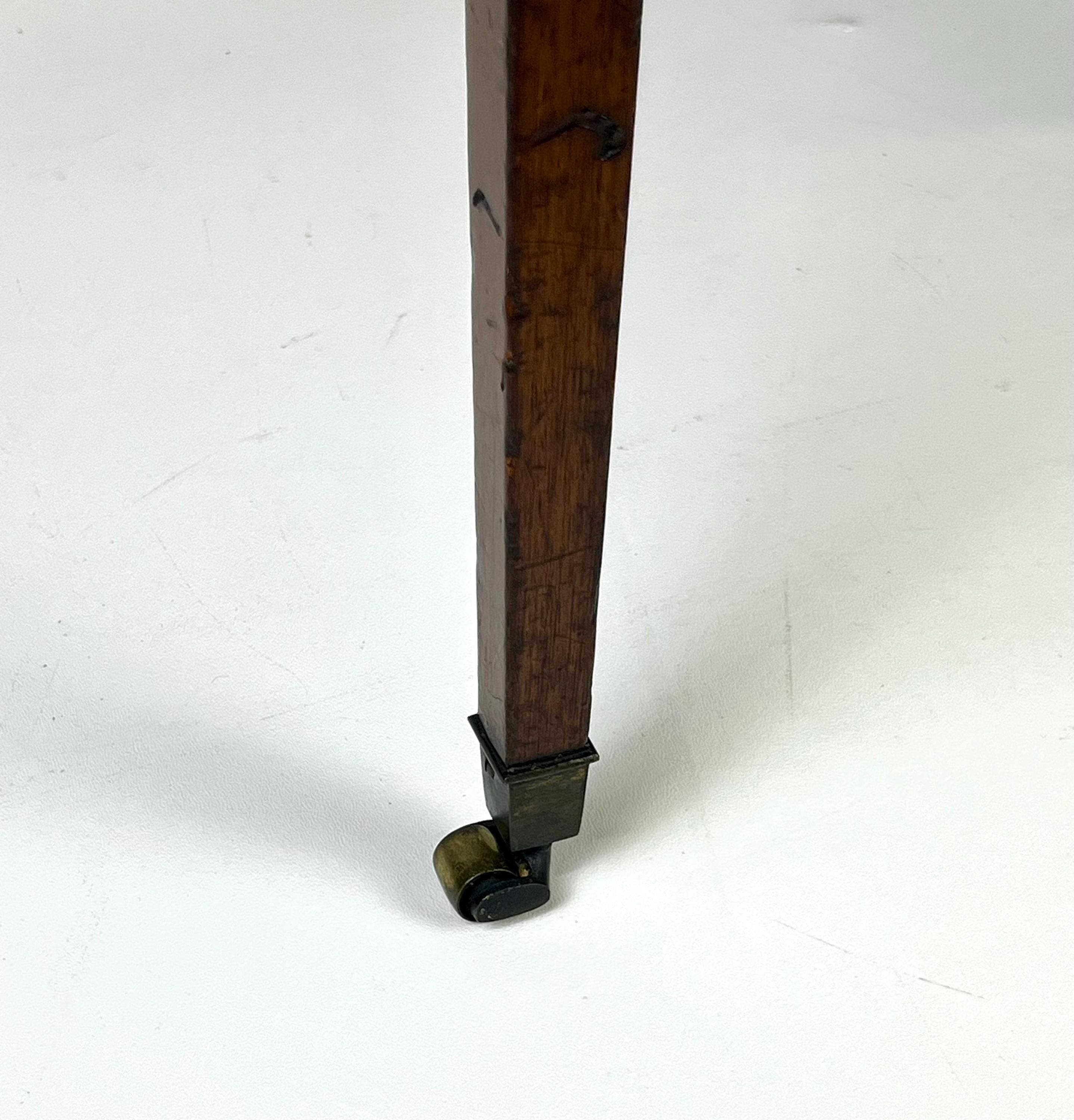 Early 19th Century Period Georgian Mahogany Pembroke Table With Banded Edge - Thumbnail 13