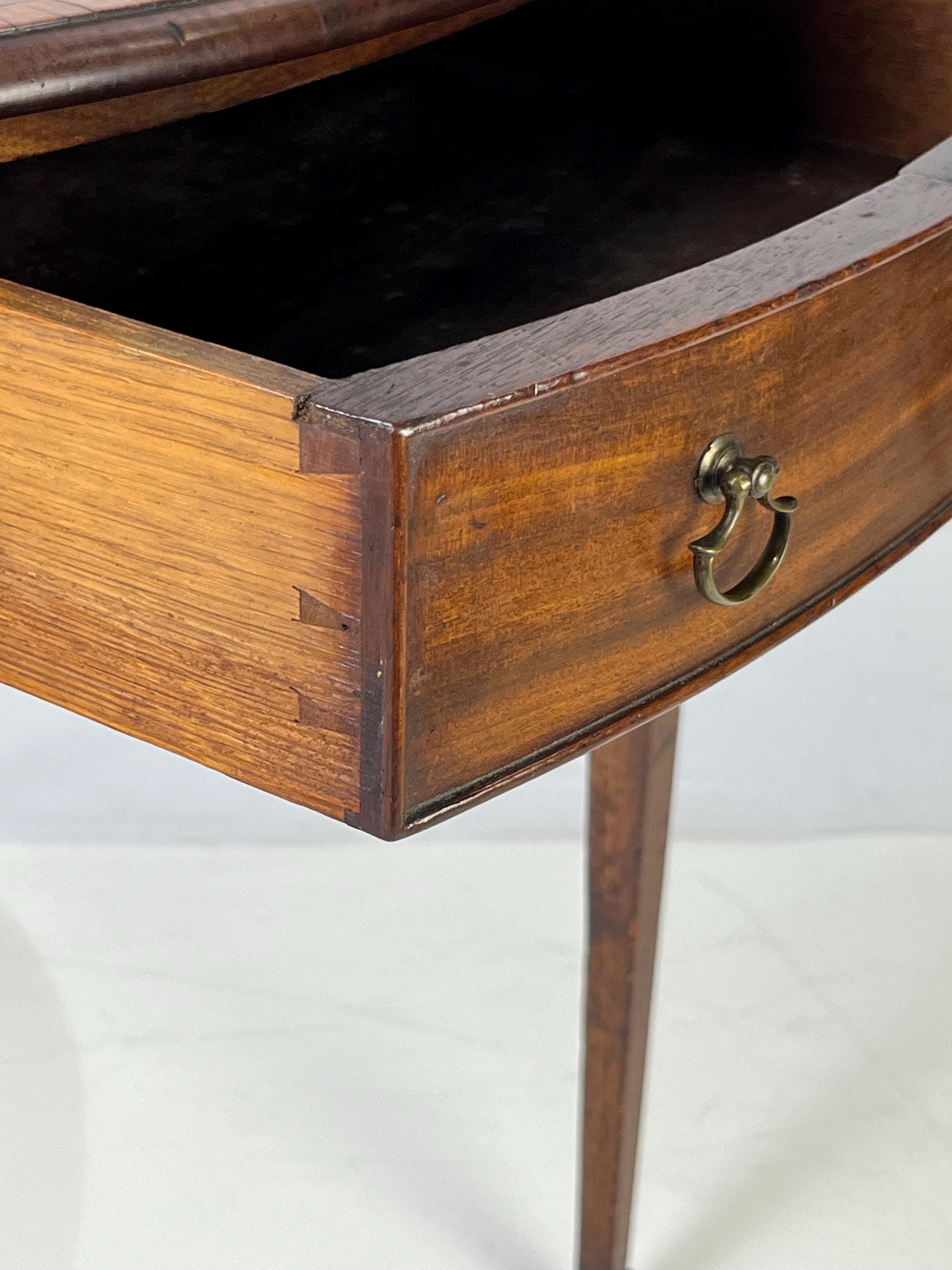 Early 19th Century Period Georgian Mahogany Pembroke Table With Banded Edge - Thumbnail 5