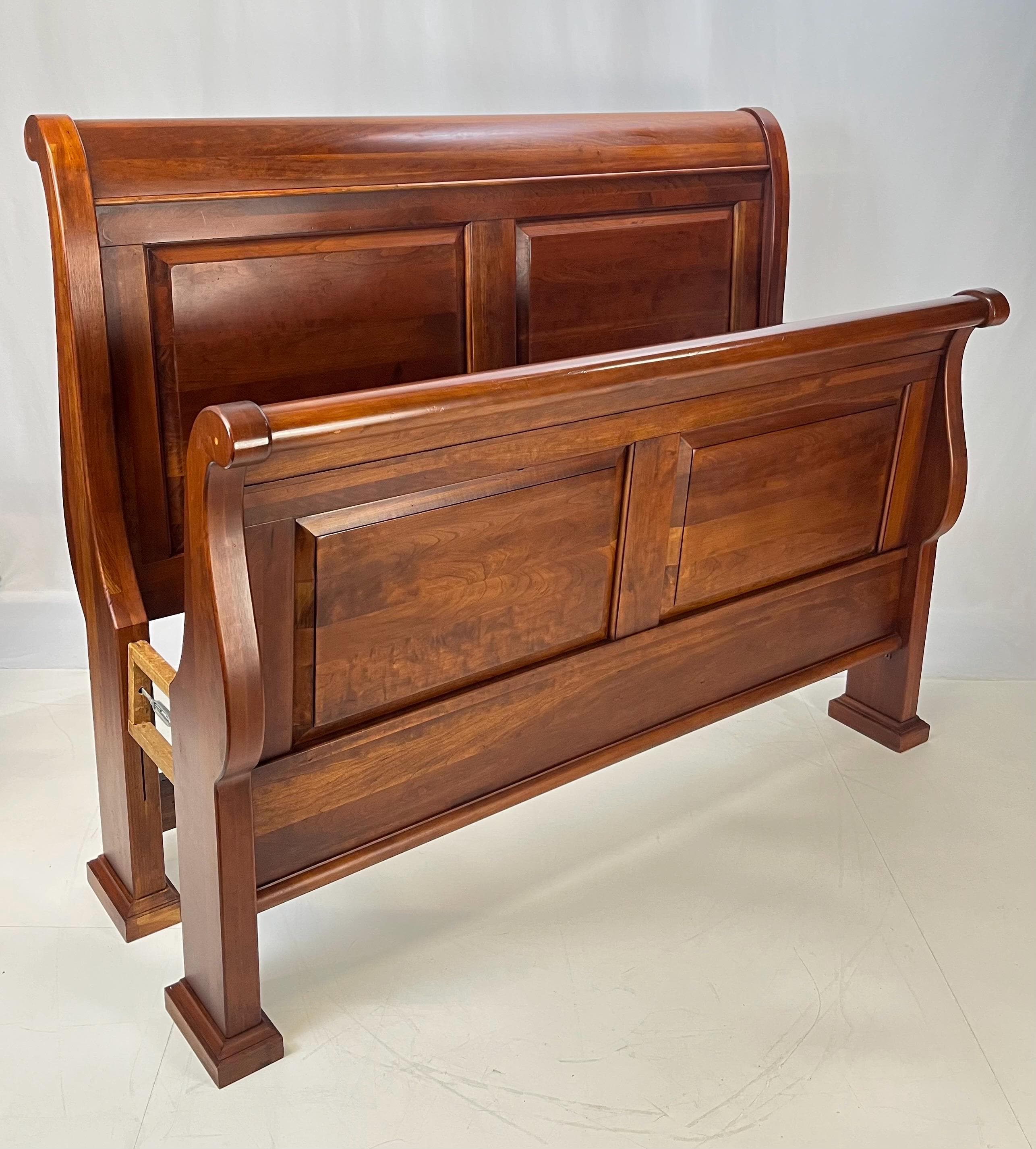 Lexington Furniture "Bob Timberlake" Solid Cherry Queen Sleigh Bed - Thumbnail 6