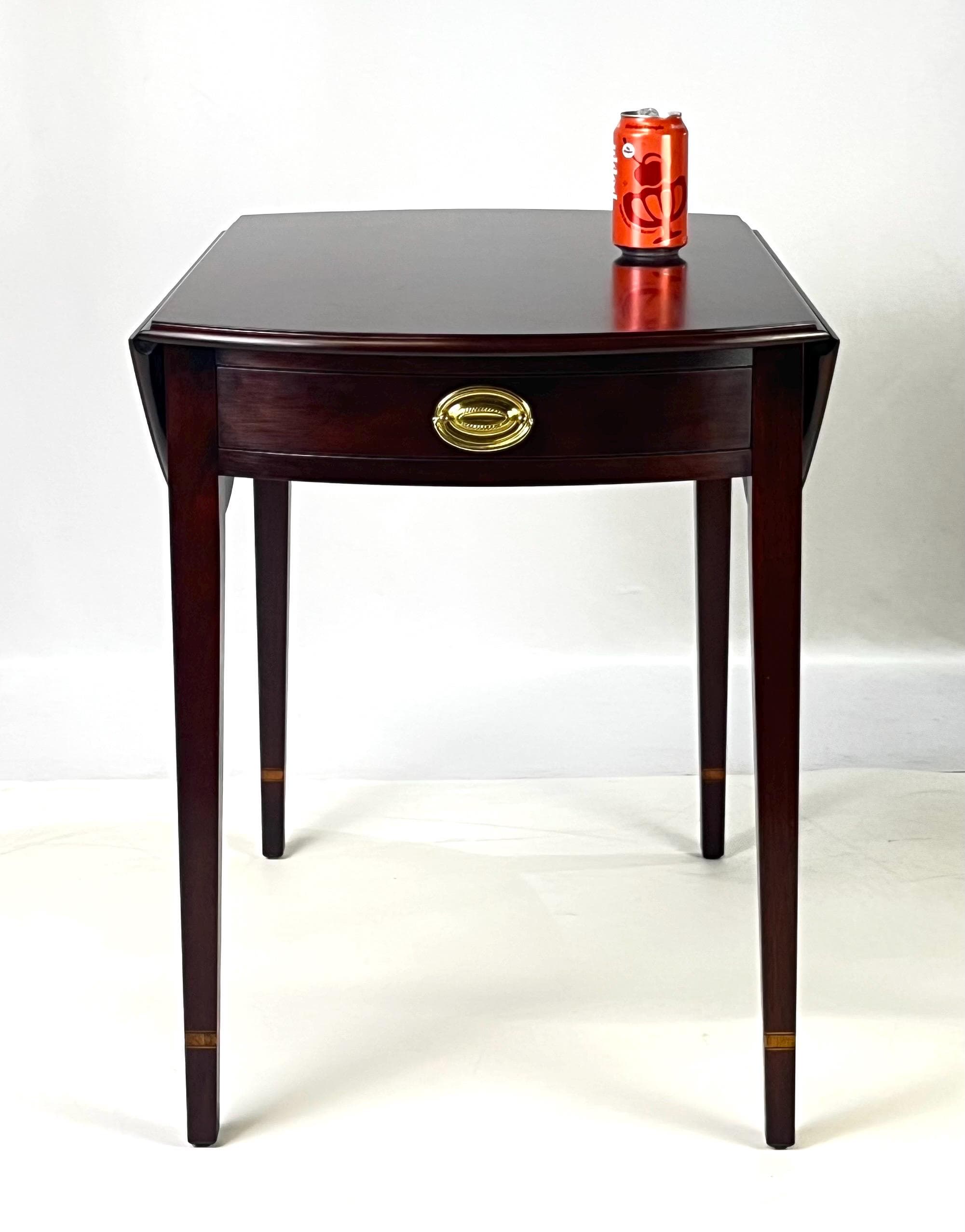 Federal Style Mahogany Pembroke Table by Henkel Harris - Thumbnail 17
