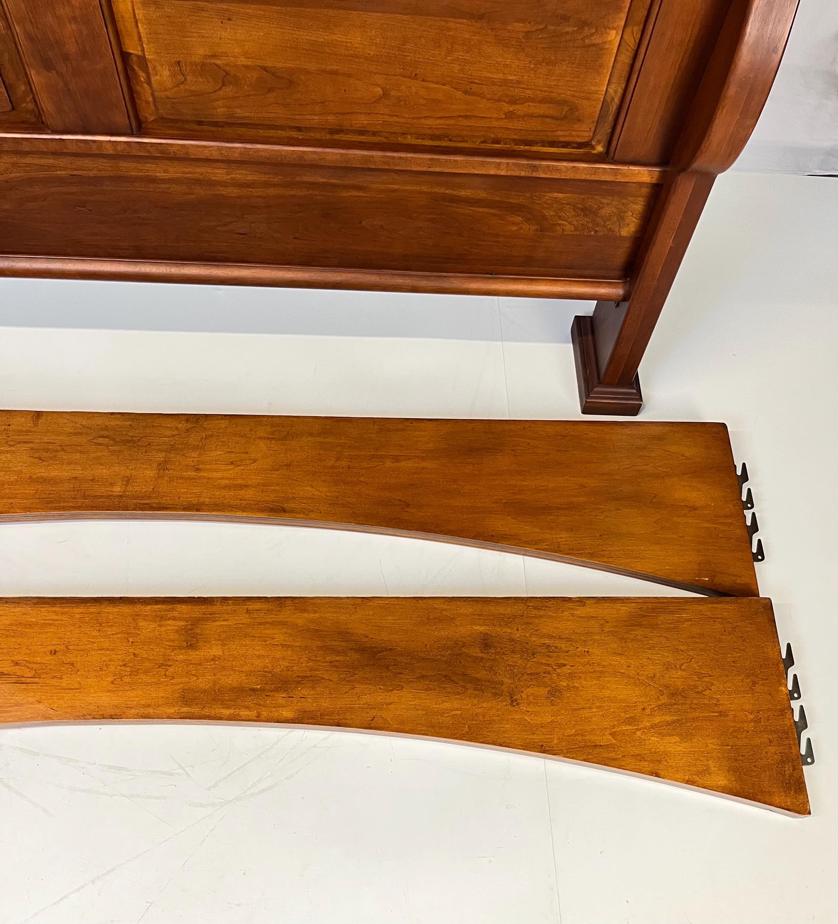 Lexington Furniture "Bob Timberlake" Solid Cherry Queen Sleigh Bed - Thumbnail 13
