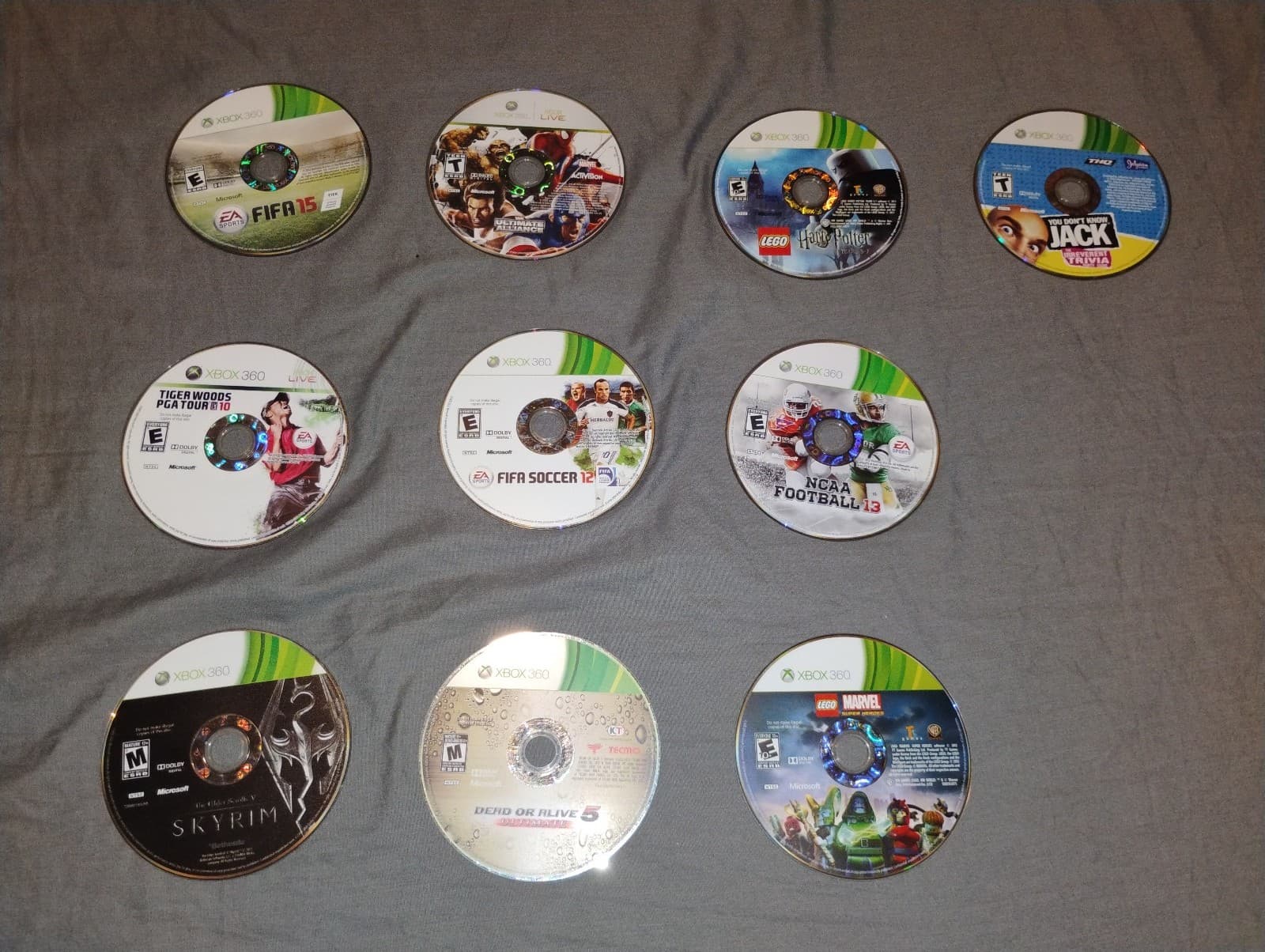 Xbox 360 video games lot