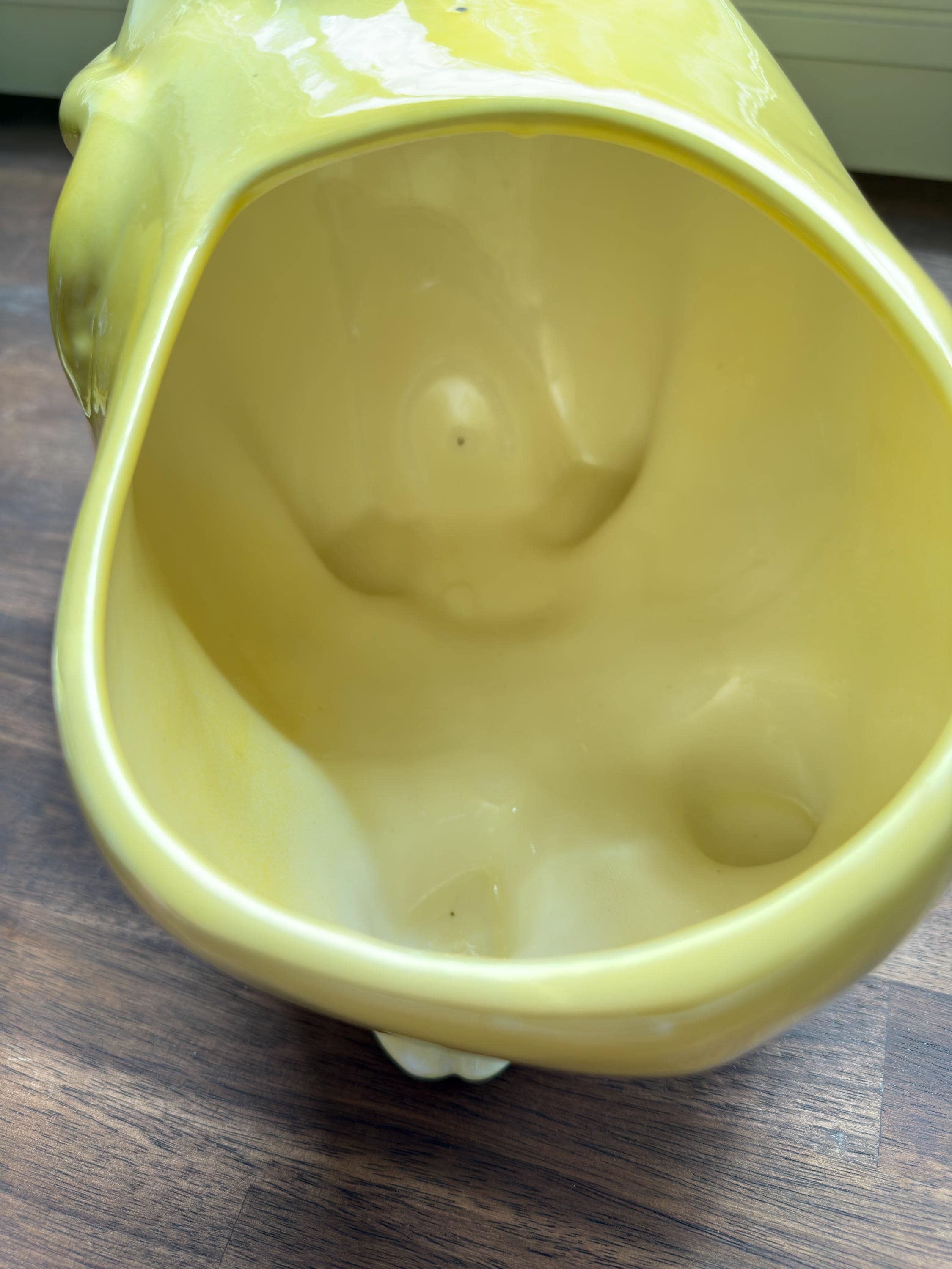 Vintage Metlox Poppytrail Daisy Bull Horn Cow Cookie Jar Yellow Butterfly California Pottery - Thumbnail 17