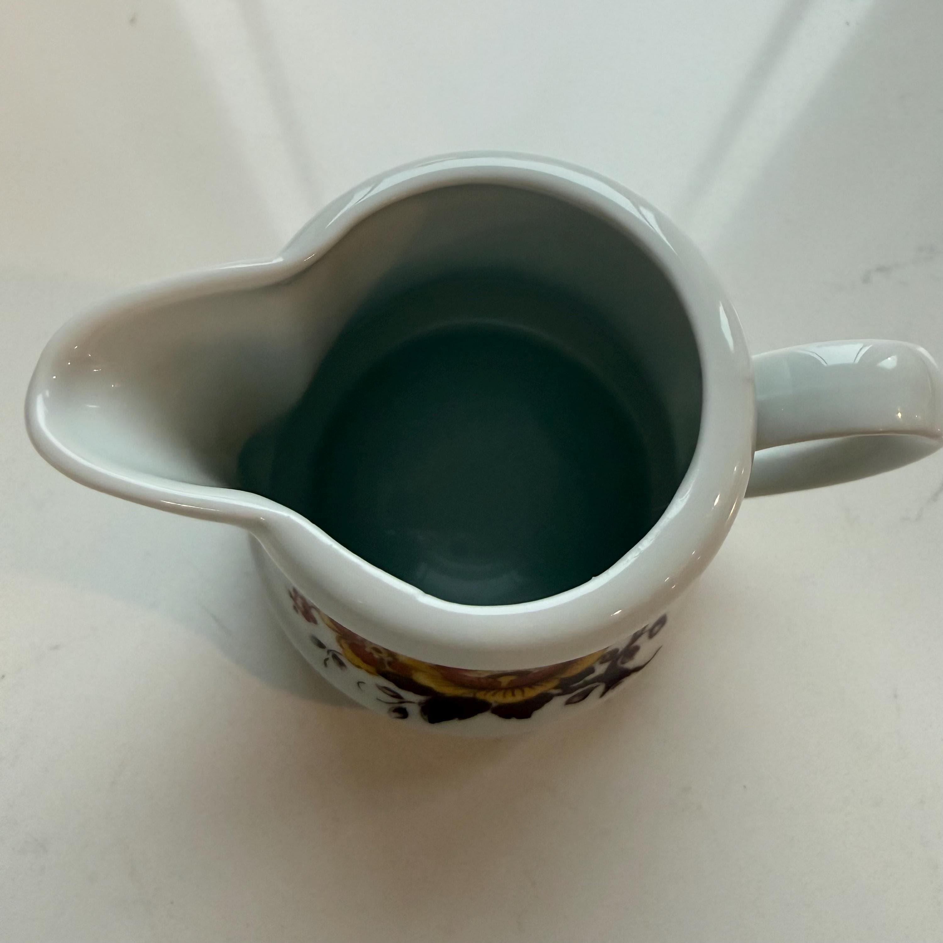 Vintage Bareuther Bavaria Tea Set | Floral Bird Motif, German Porcelain - Thumbnail 9