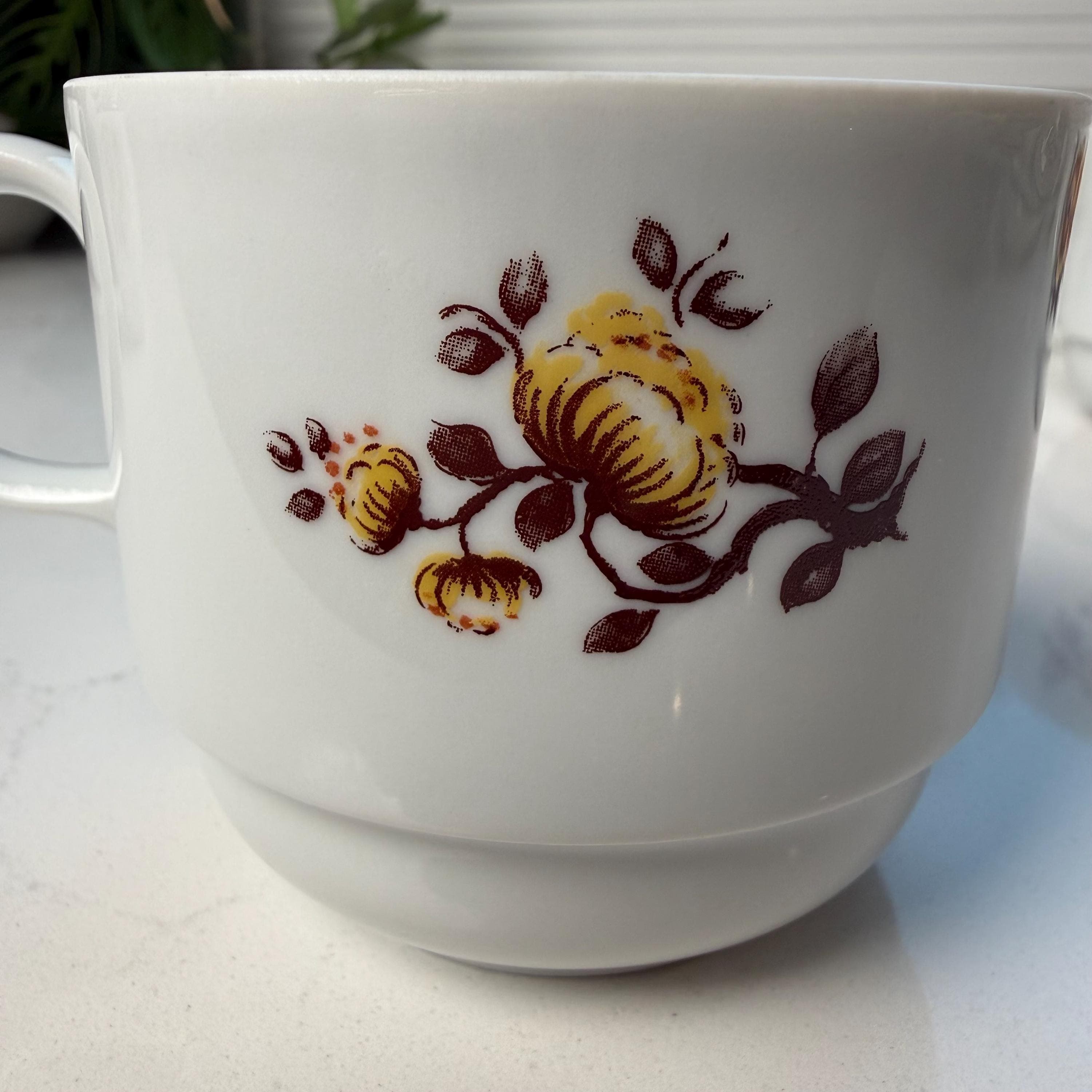 Vintage Bareuther Bavaria Tea Set | Floral Bird Motif, German Porcelain - Thumbnail 11