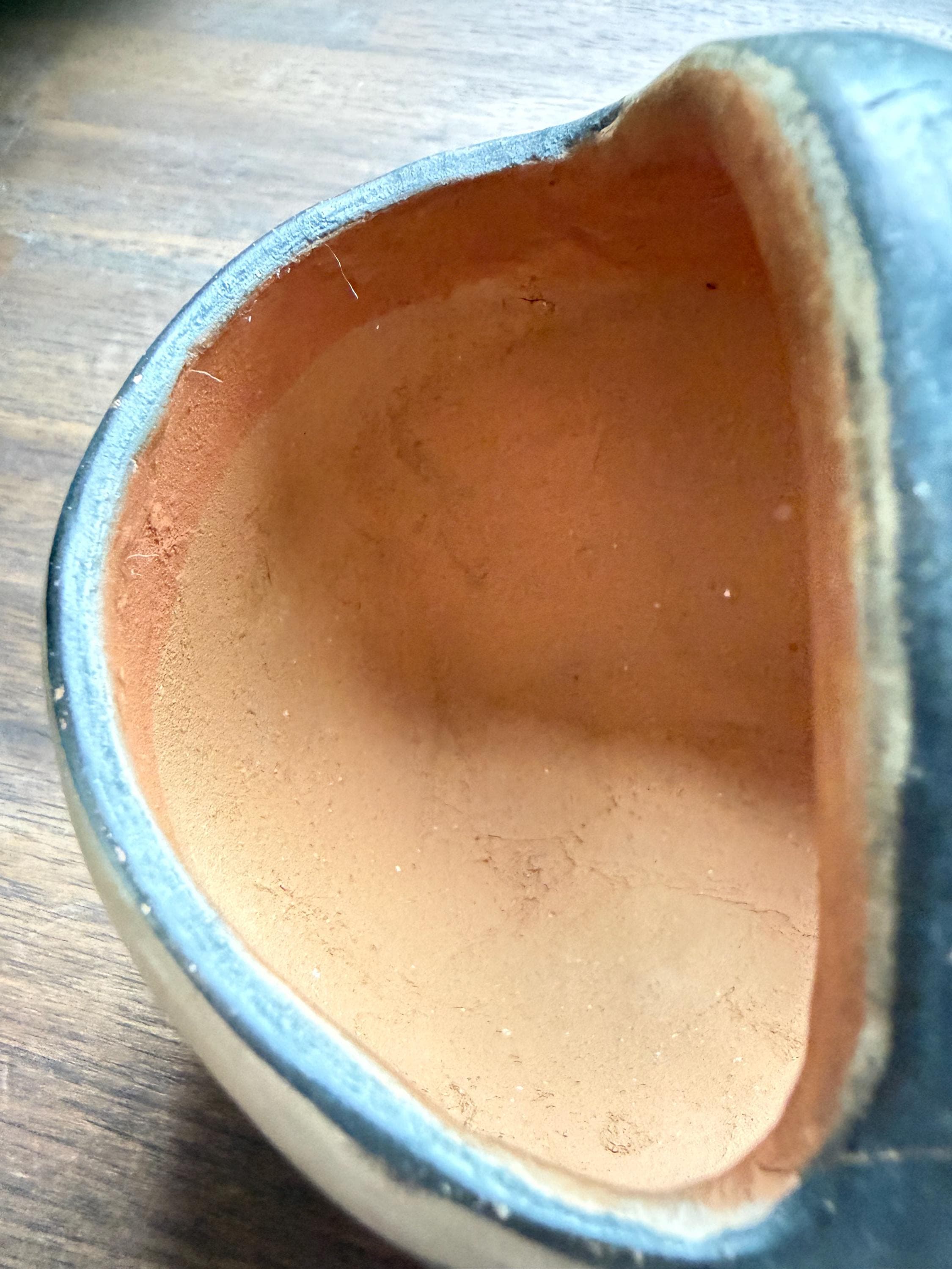 Vintage Santo Domingo Kewa Pueblo Pottery Basket Bowl – Hand-Painted Southwestern Clay Vessel - Thumbnail 10