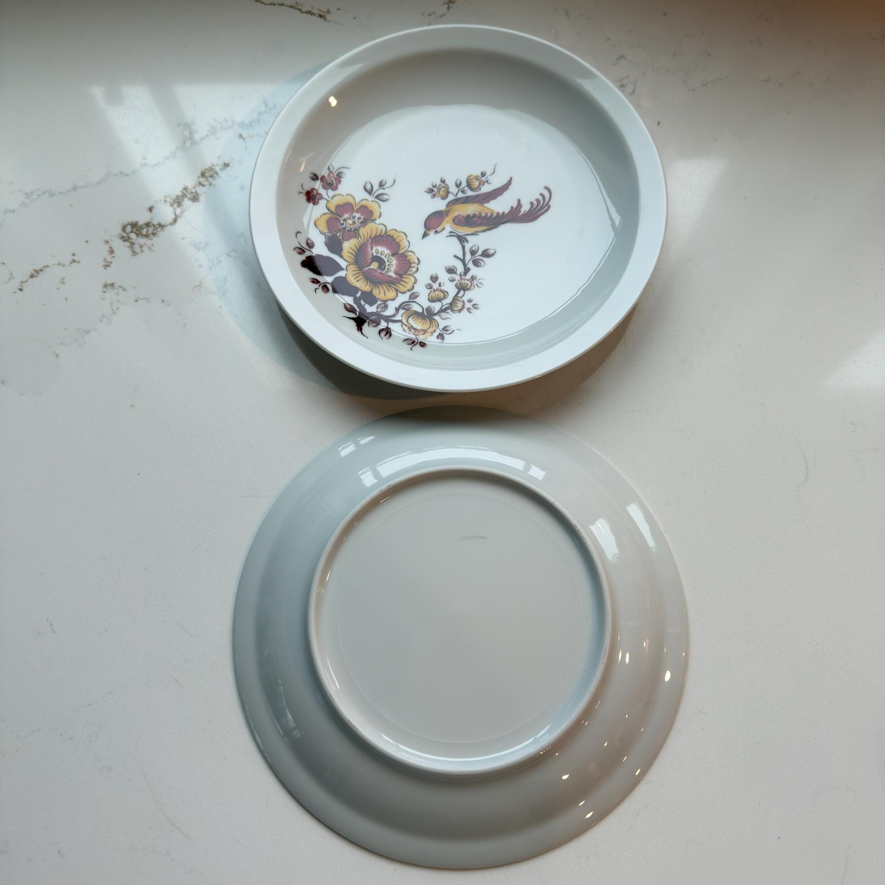 Vintage Bareuther Bavaria Tea Set | Floral Bird Motif, German Porcelain - Thumbnail 14