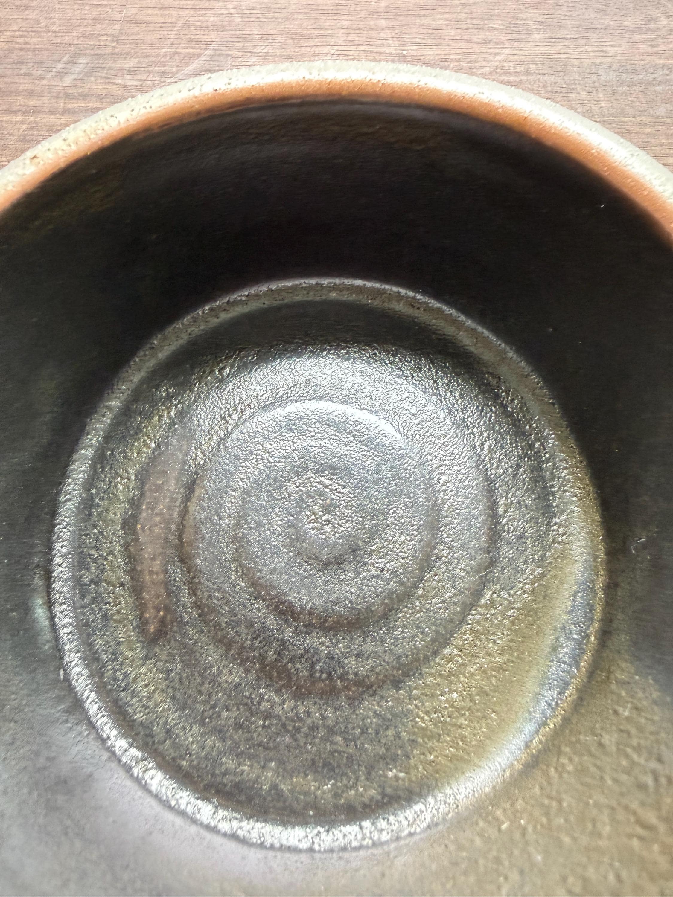 Vintage Rowe Pottery Works Salt Glazed Stoneware Bowl Cobalt Blue Motif American Primitive 1989 - Thumbnail 5