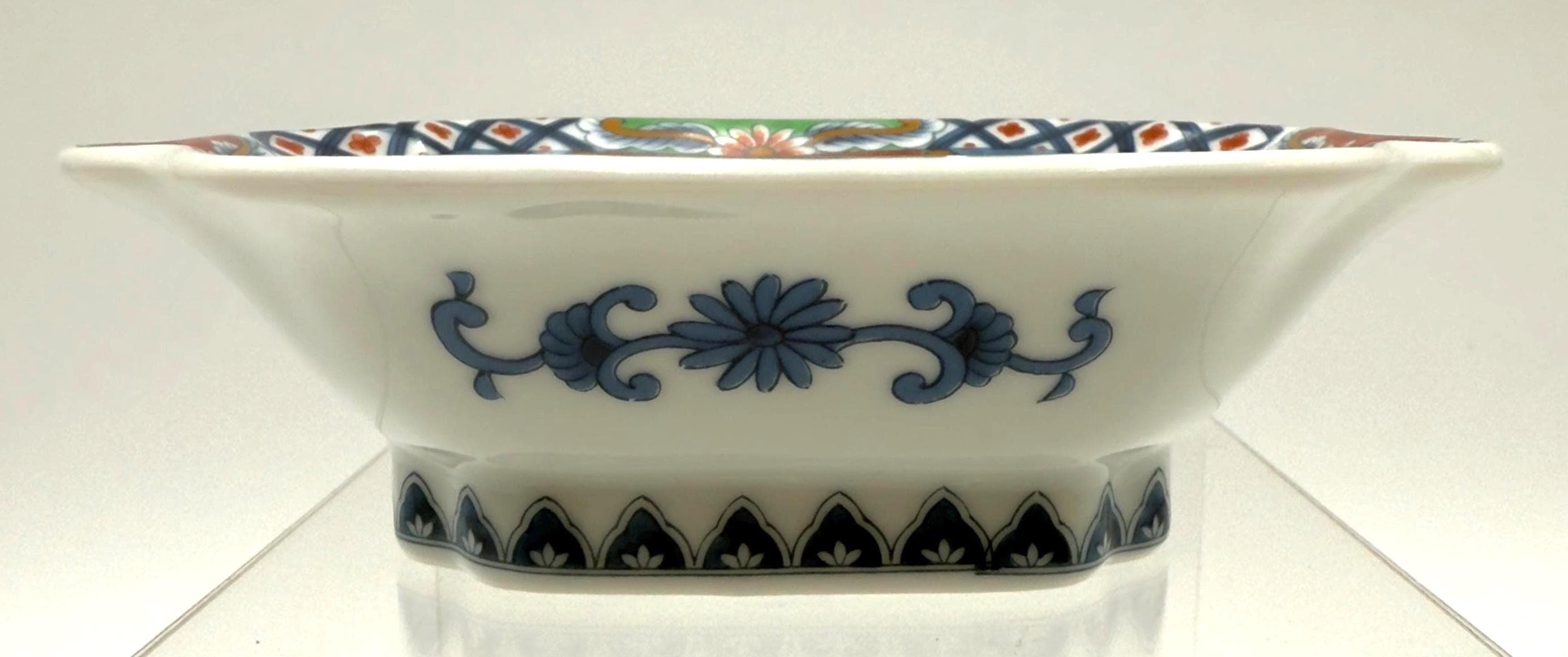 Vintage Takahashi Imari Style Porcelain Bowl, Hand Painted Japanese Dish - Thumbnail 7