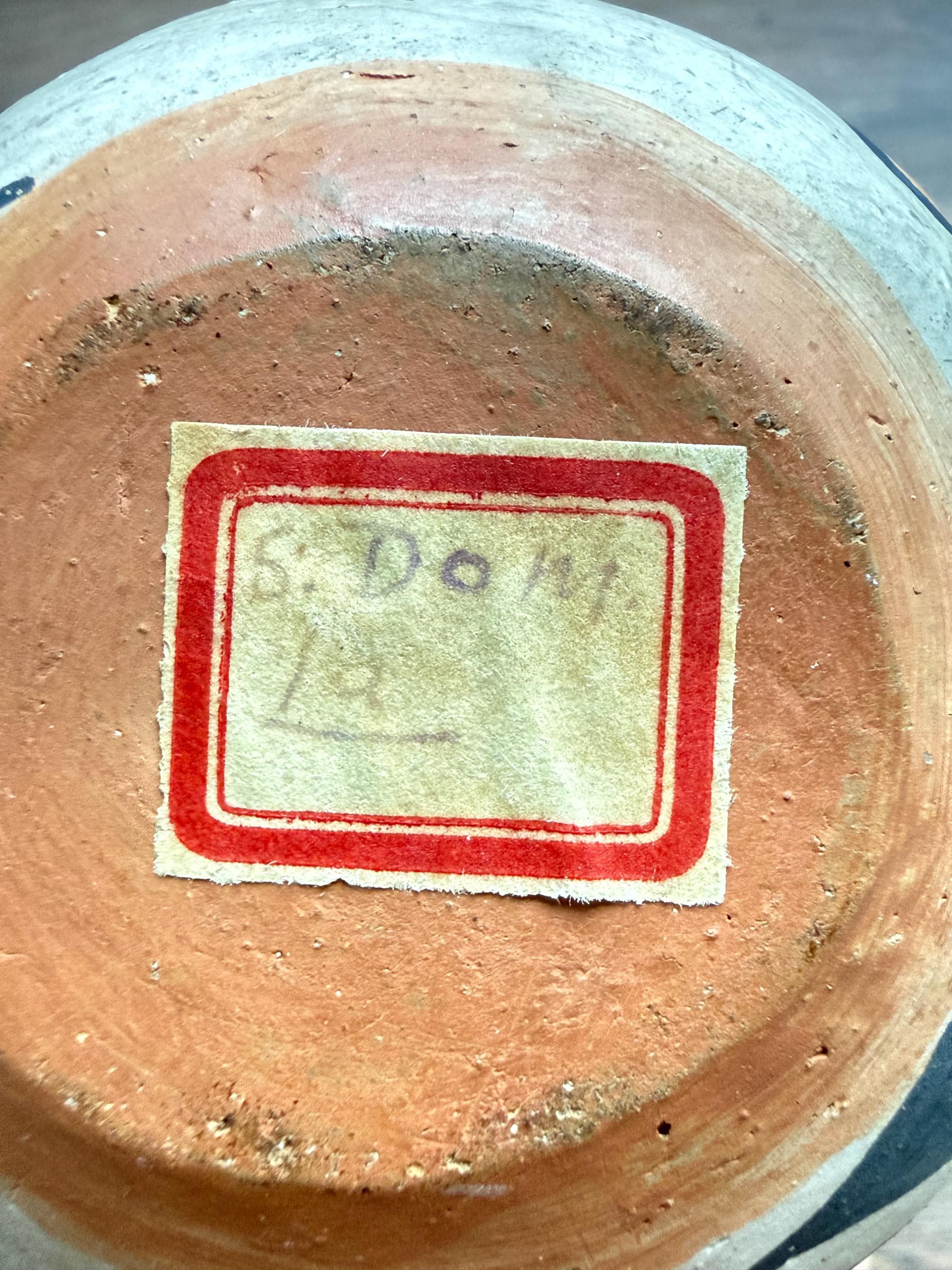 Vintage Santo Domingo Kewa Pueblo Pottery Basket Bowl – Hand-Painted Southwestern Clay Vessel - Thumbnail 19