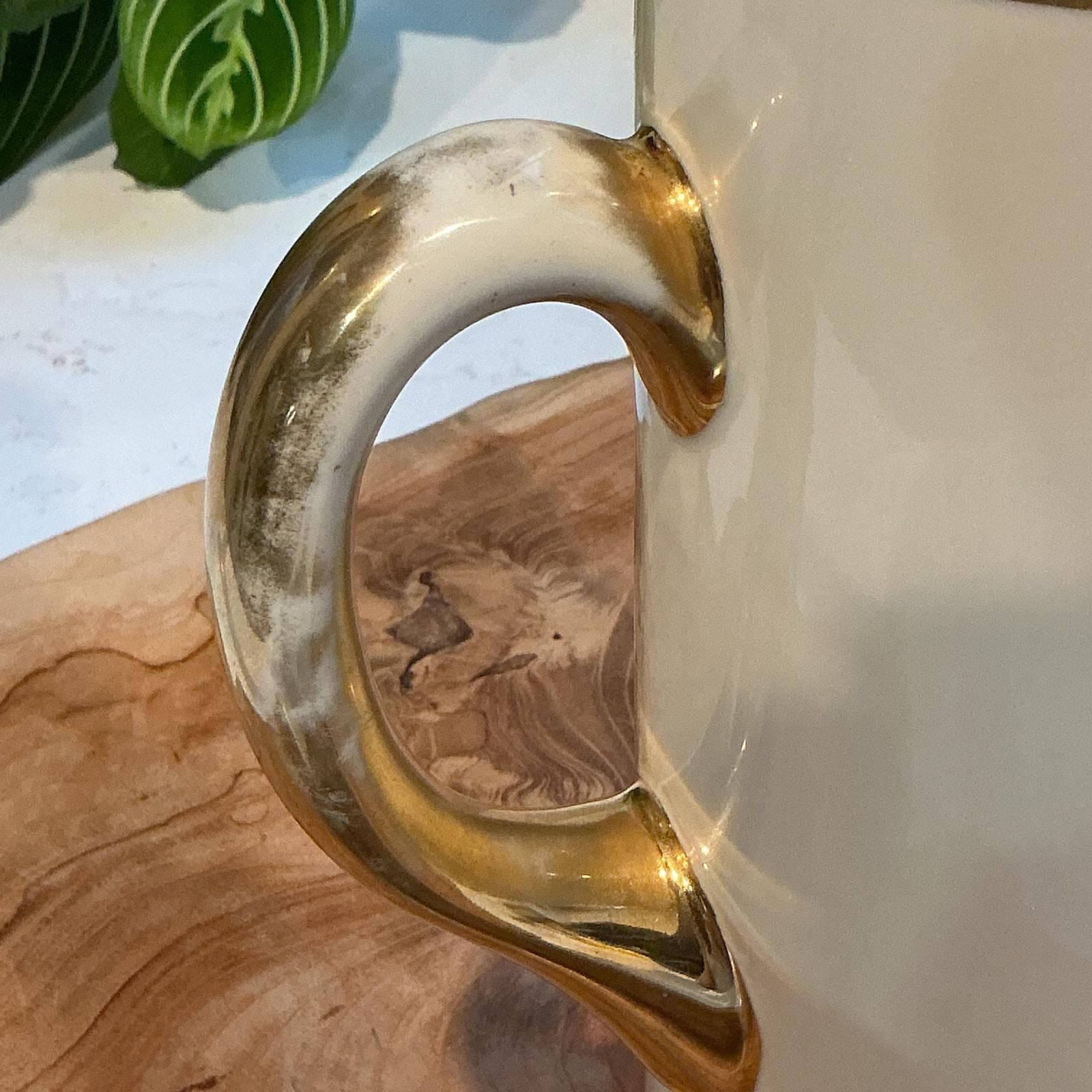 West Point Ceramic Pitcher, USMA Crest, Gold Trim Patriotic Decor - Thumbnail 3