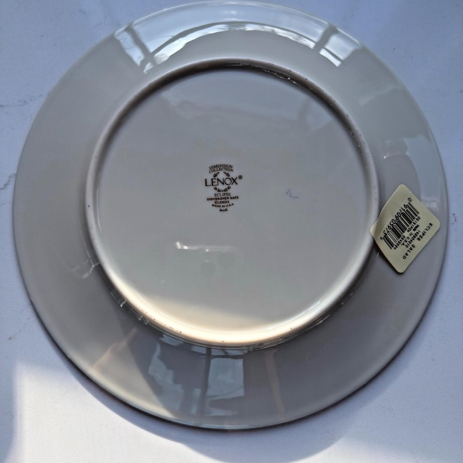Lenox Eclipse 5-Piece China Set – Ivory Gold Scroll, Black Trim, NOS (Original Box) - Thumbnail 16
