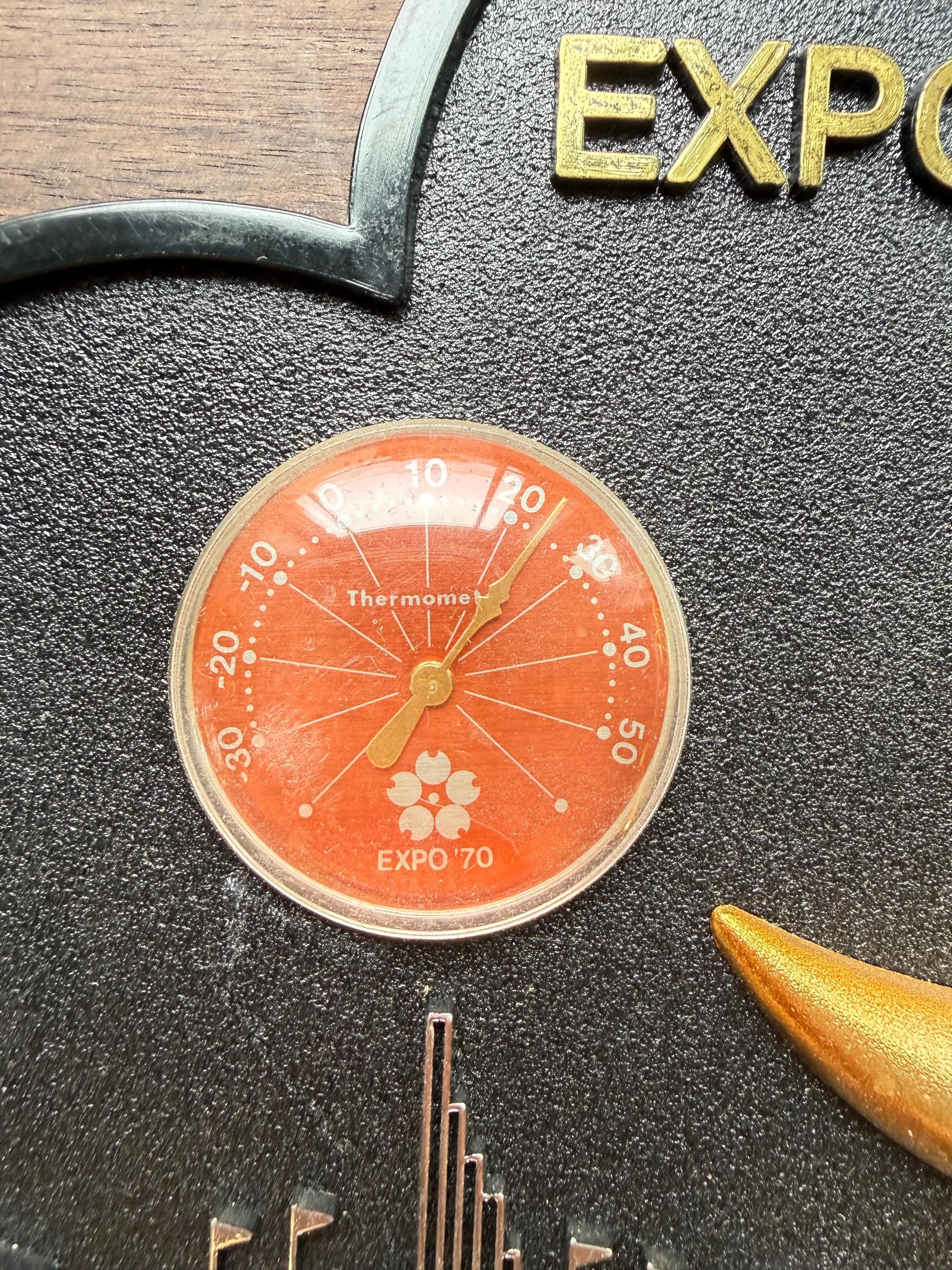 Vintage EXPO ’70 Tower of the Sun Thermometer | Taro Okamoto Osaka Memorabilia - Thumbnail 12