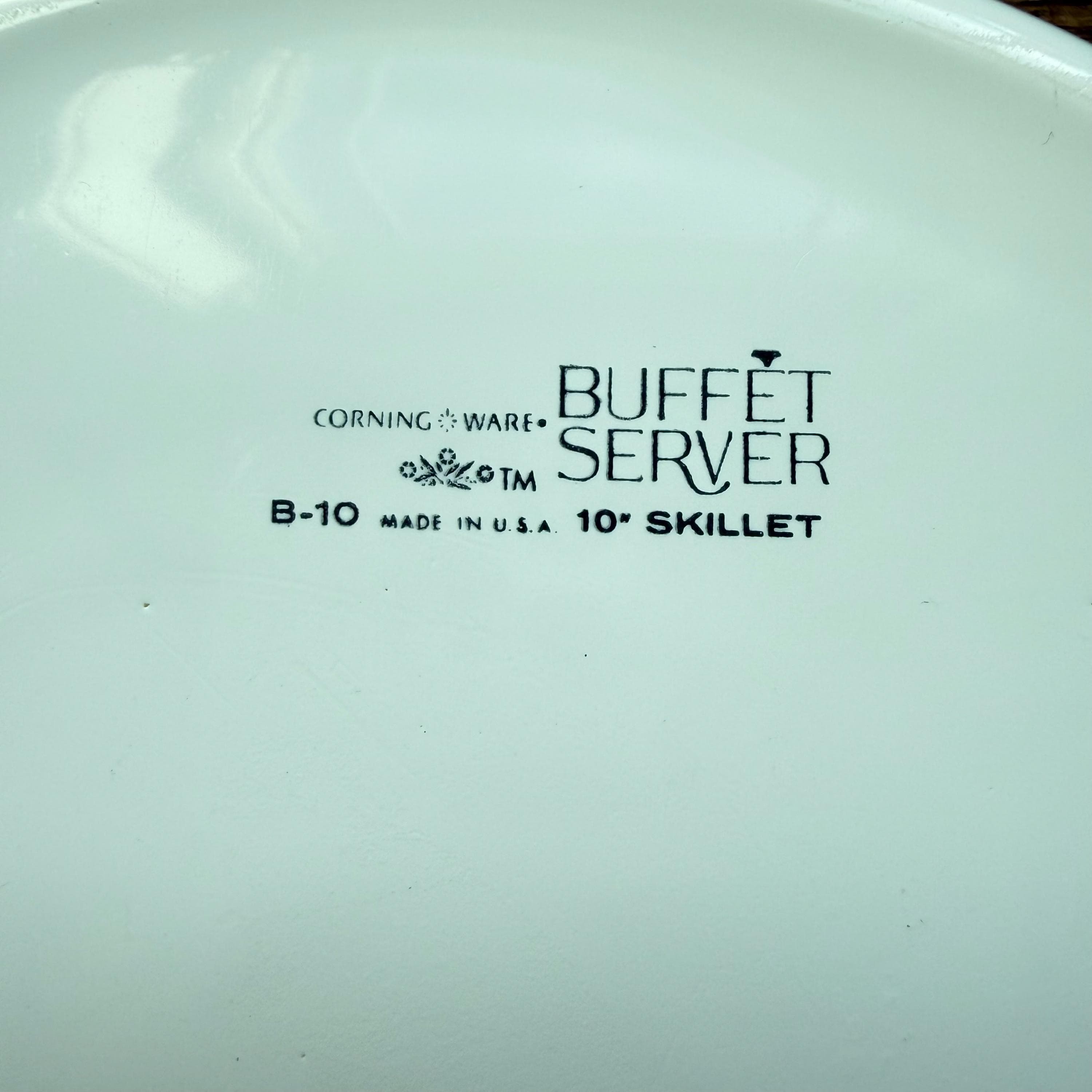 Vintage Corning Ware Buffet Server B-10 Casserole Dish With Lid Pyroceram Mid Century Modern - Thumbnail 13