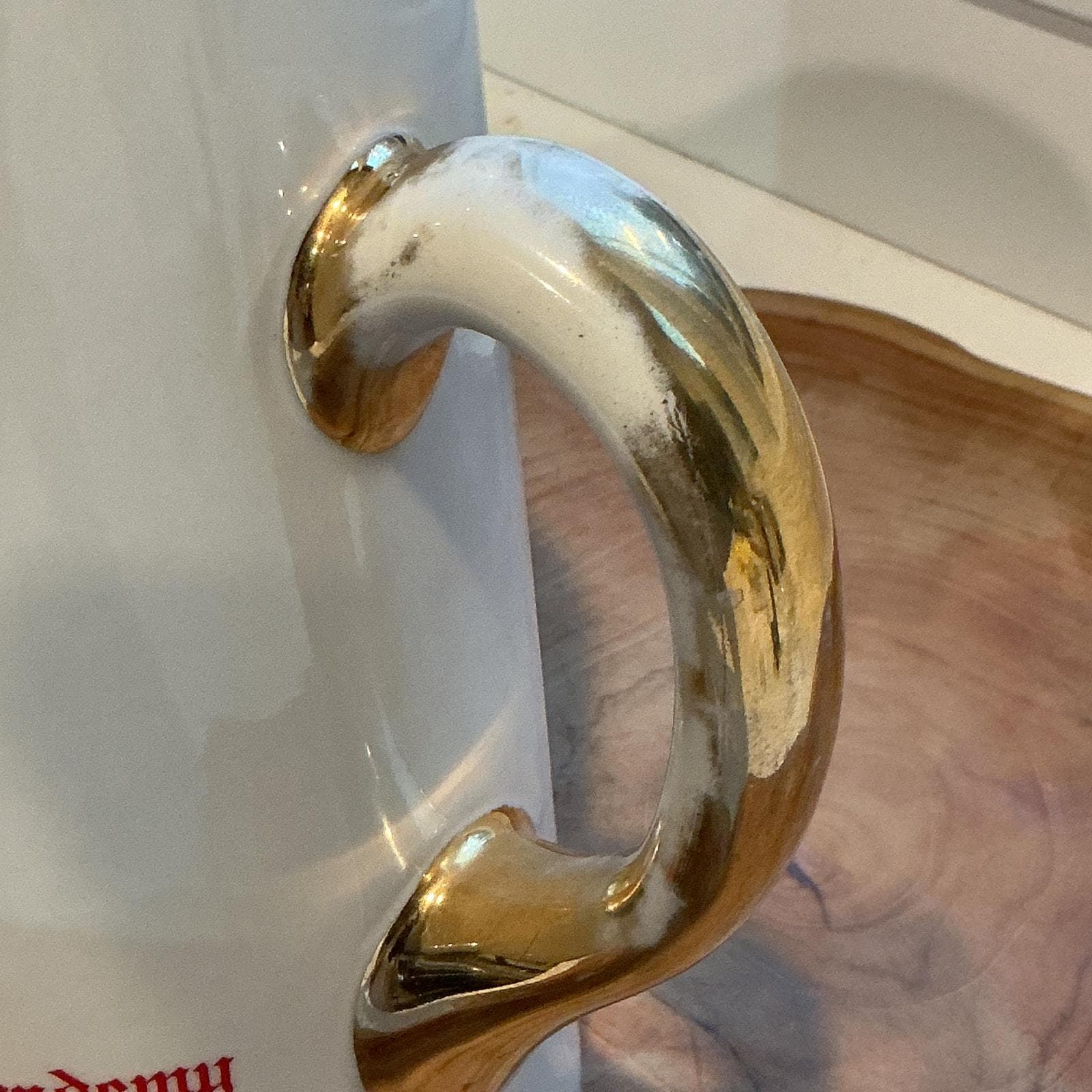 West Point Ceramic Pitcher, USMA Crest, Gold Trim Patriotic Decor - Thumbnail 4