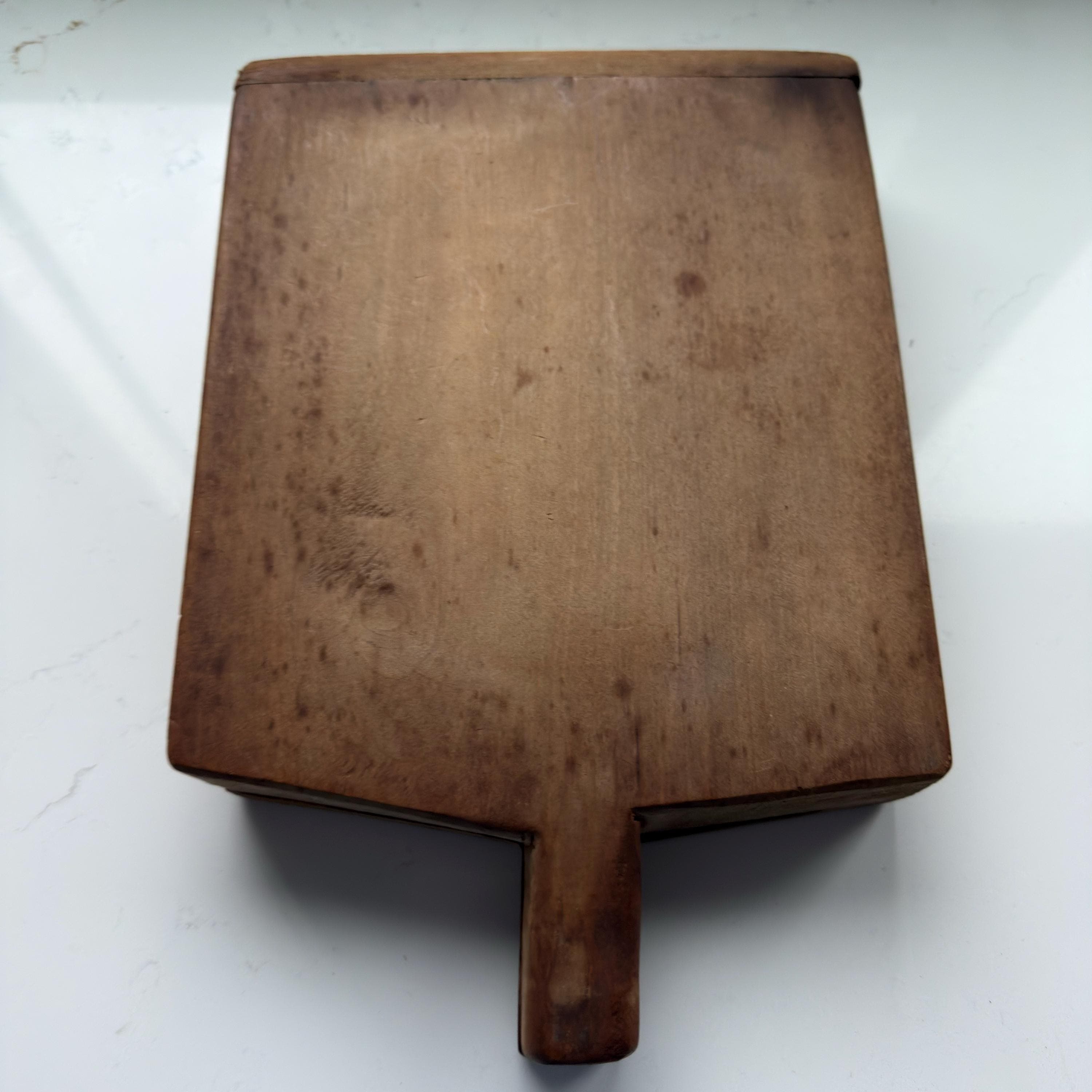 Vintage Japanese Kashigata Wooden Cake and Candy Mold | Hand-Carved | Traditional Carving with Kanji in Center | Japanese Gifts - Thumbnail 6
