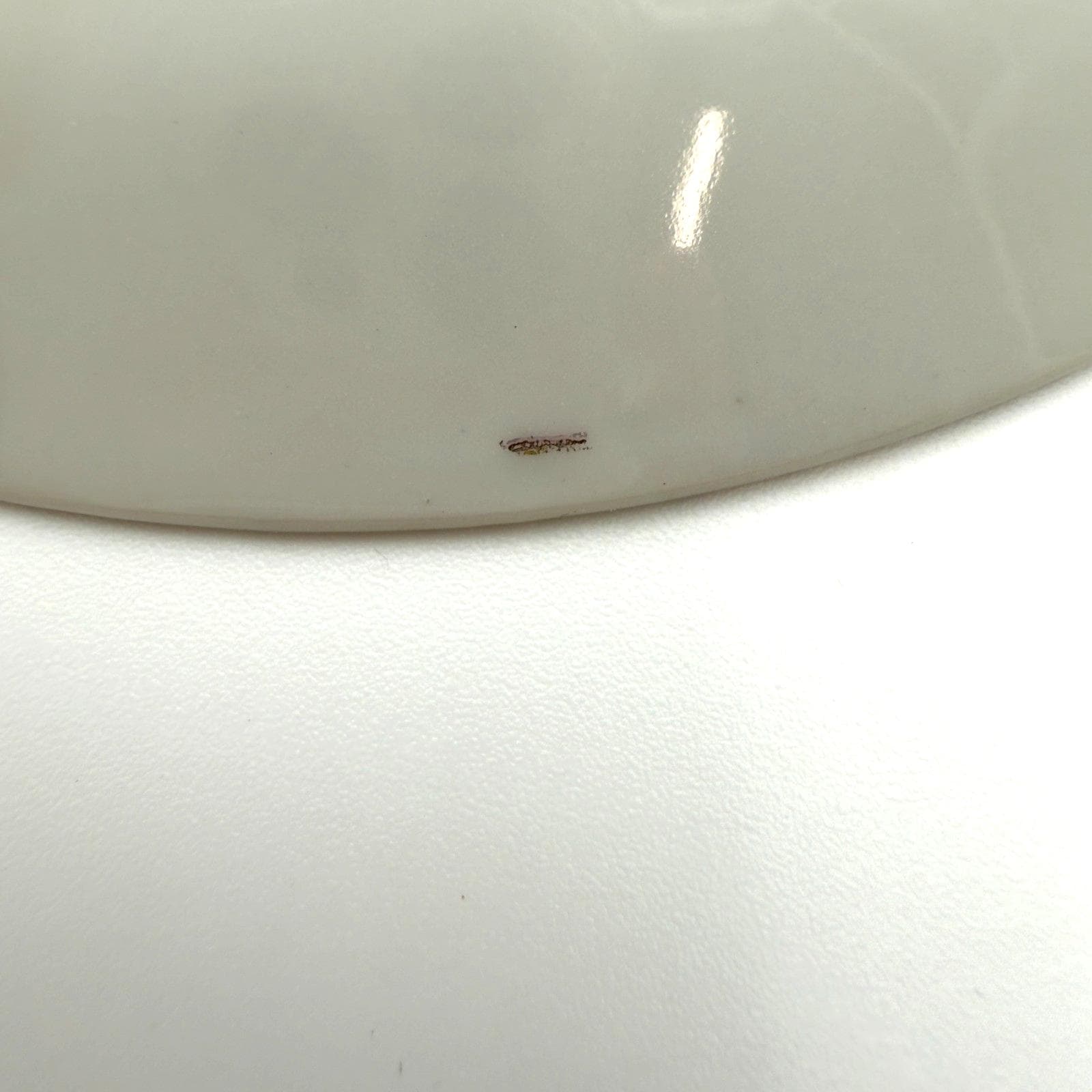 Vintage Japanese Porcelain Plate – Mt. Fuji Landscape, Gold Rim (5.5 inch) - Thumbnail 11
