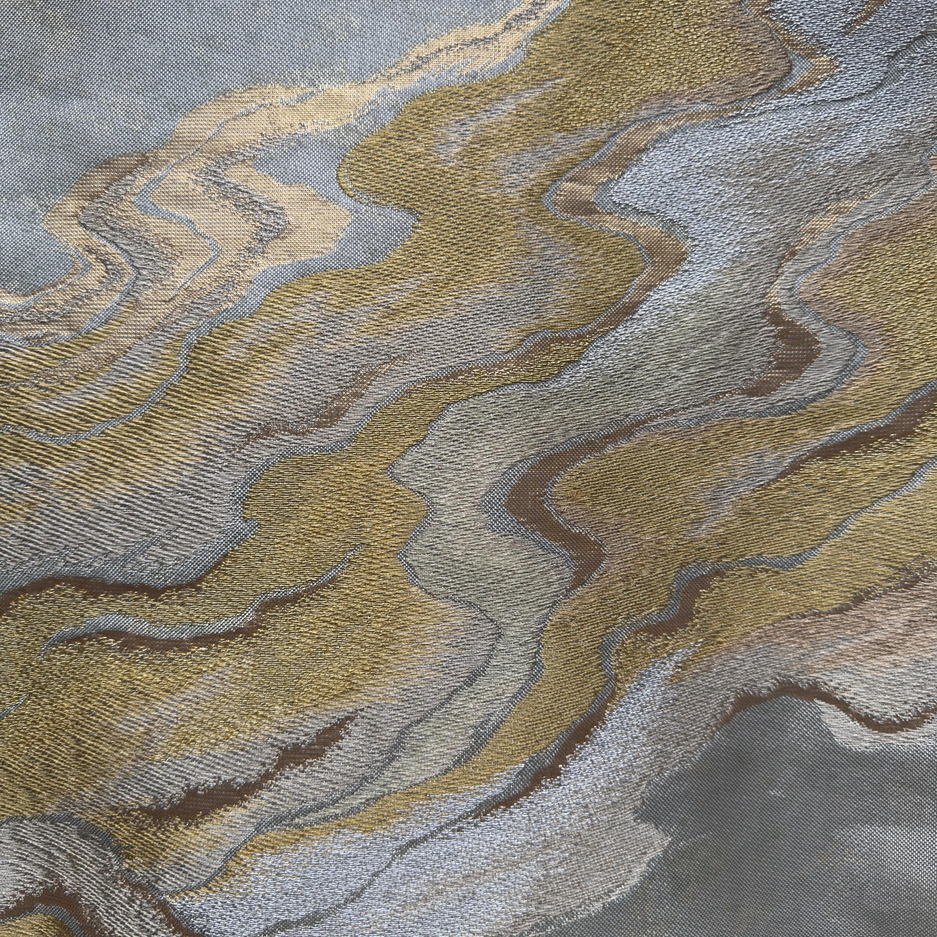 Japanese Silk Obi Wall Art | Upcycled Kimono Tapestry - Thumbnail 8