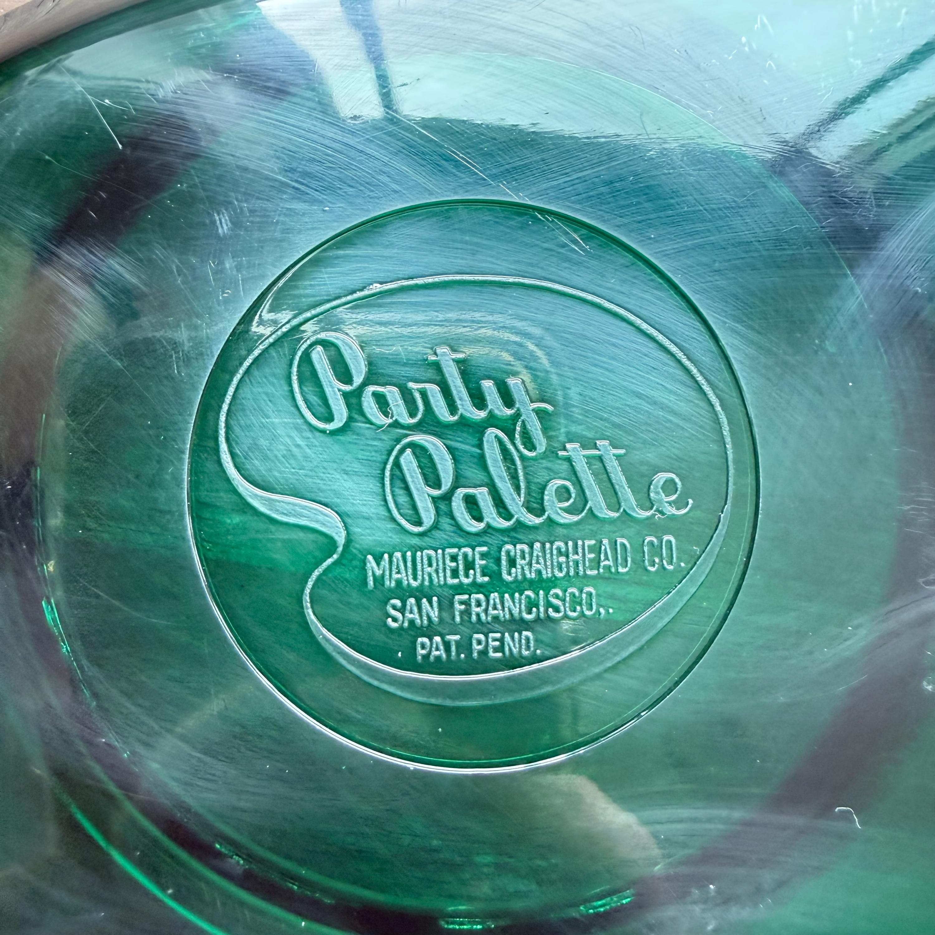 Vintage 1940 Party Palette Serving Tray: Parlour Juggler Poem, Mid-Century Cocktail Barware - Thumbnail 5