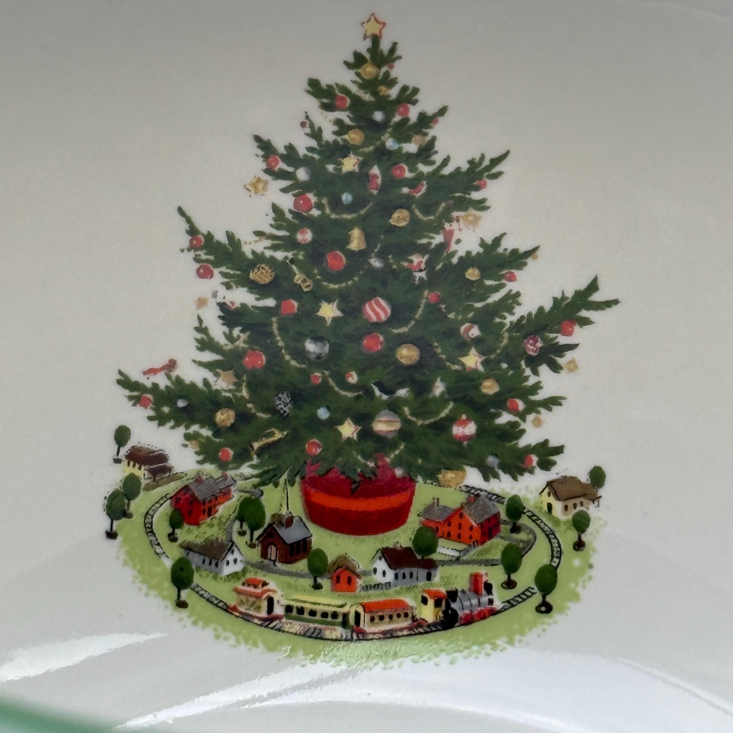Pfaltzgraff Christmas Heritage Cup & Saucer | Rare Castle USA Made | Vintage Holiday Stoneware - Thumbnail 11