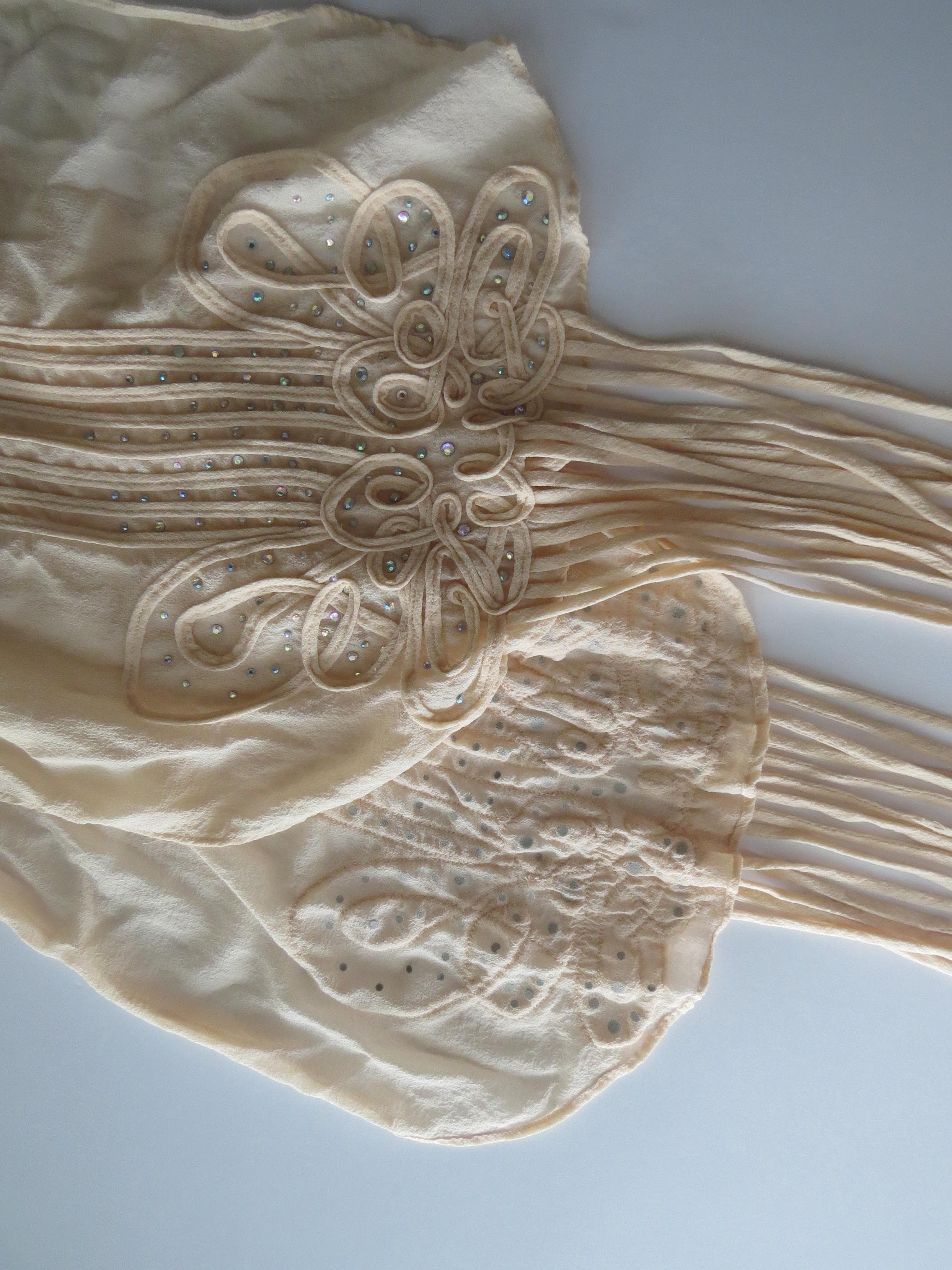Vintage Mariella Rosati 100% Silk Dress, Bias Cut Midi, Blush Pink, Made in Italy - Thumbnail 17