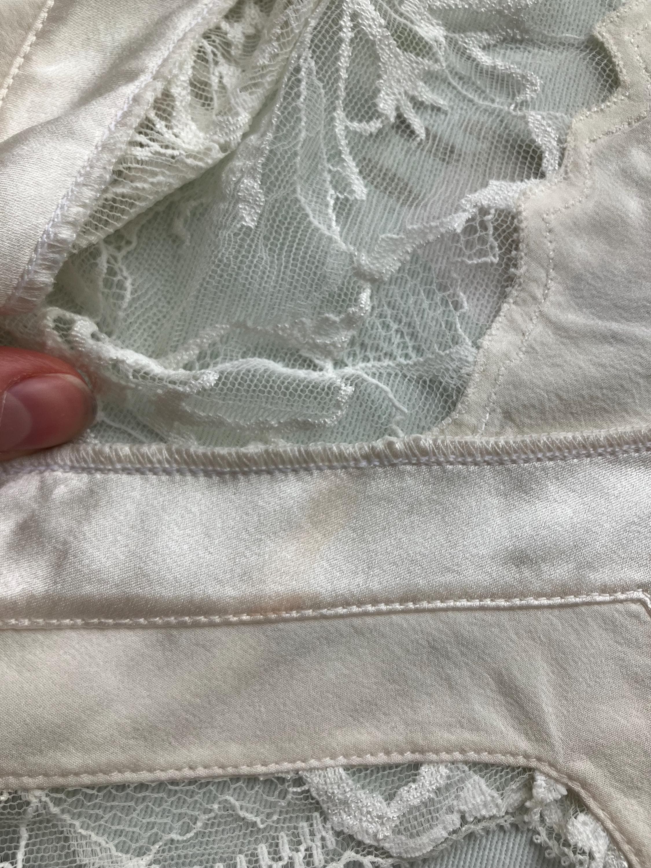 La Perla White Lace & Silk Camisole - Thumbnail 19