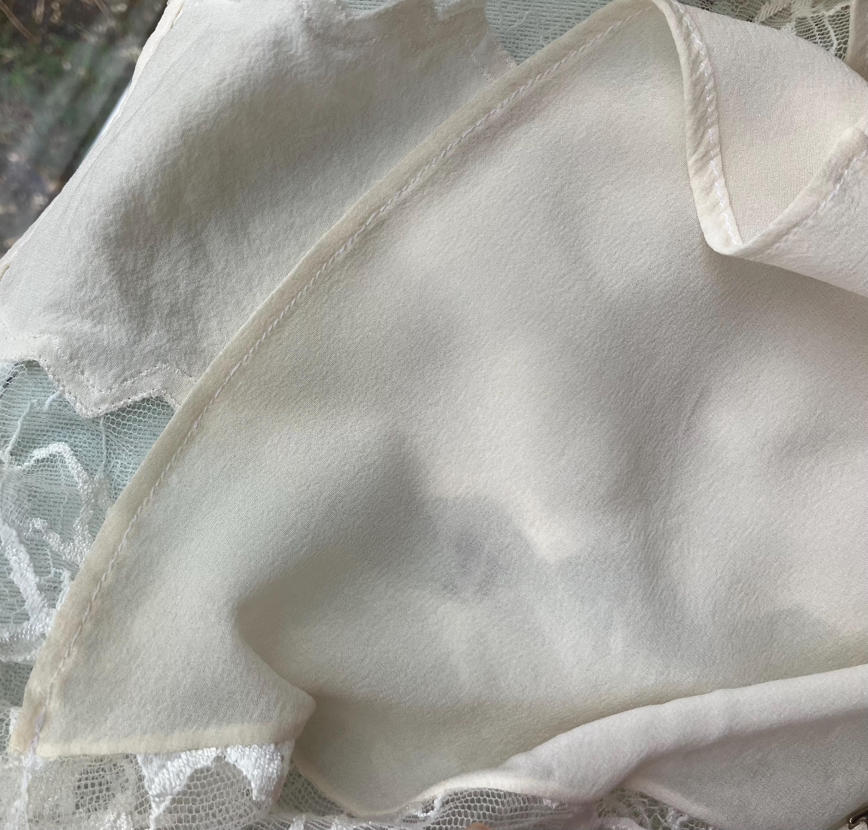 La Perla White Lace & Silk Camisole - Thumbnail 20